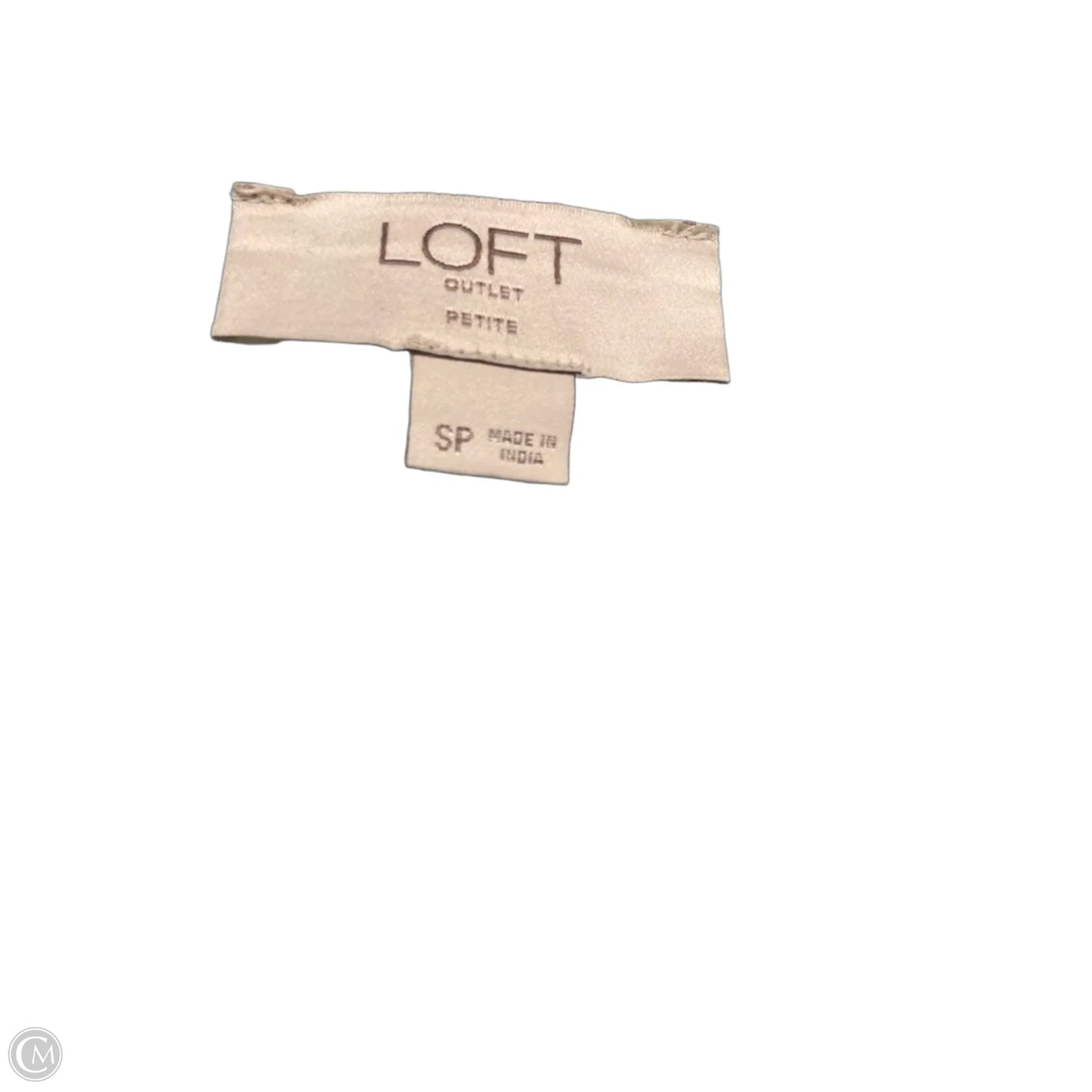 Top Sleeveless By Loft In Blue, Size: Sp