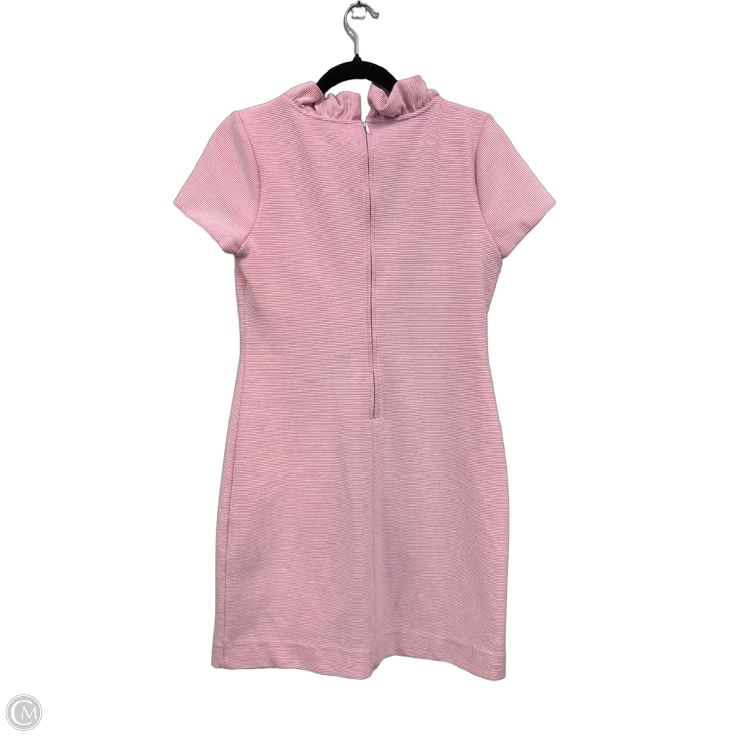 Dress Designer By Lilly Pulitzer In Pink & White, Size: M