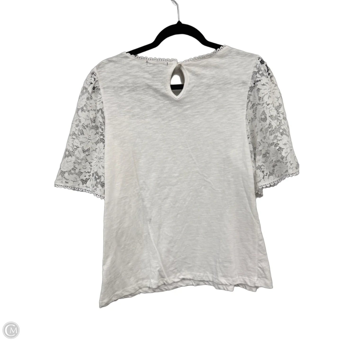 Top Short Sleeve By By Design In White, Size: M