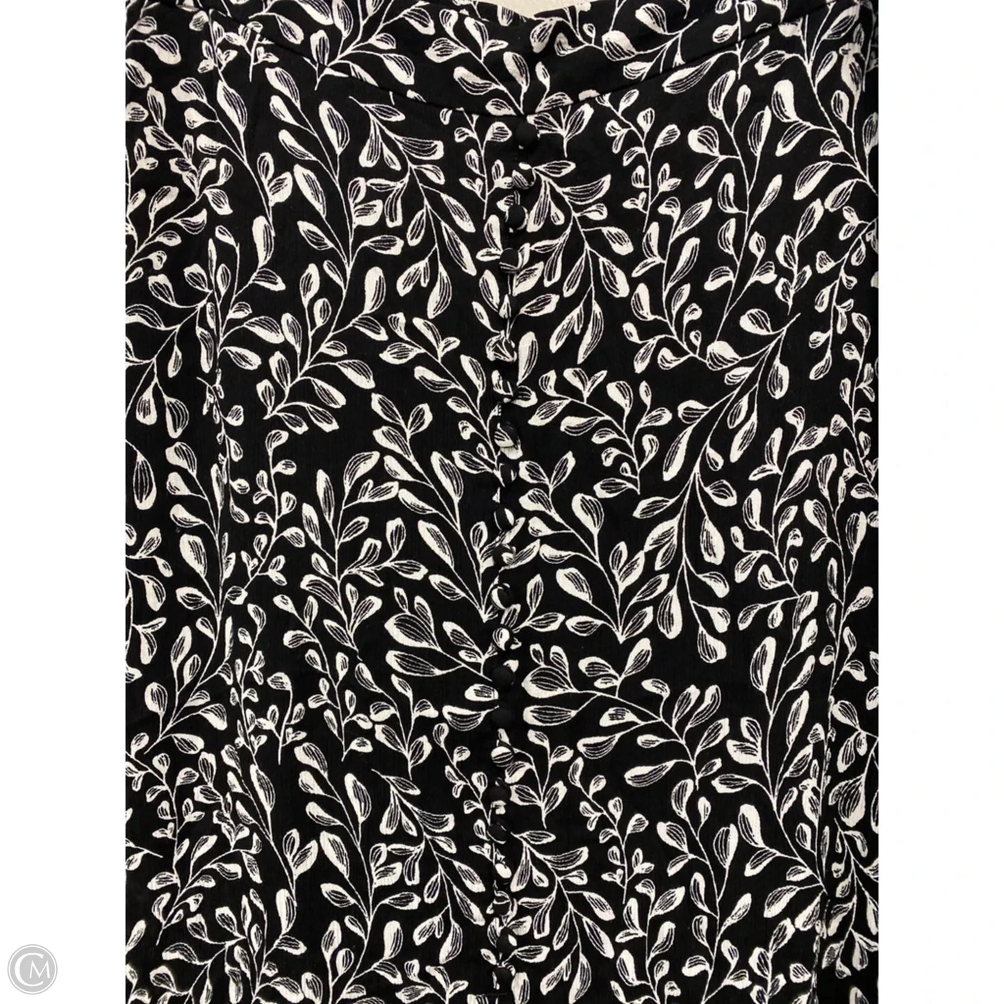 Dress Casual Midi By J. Jill In Black & White, Size: M