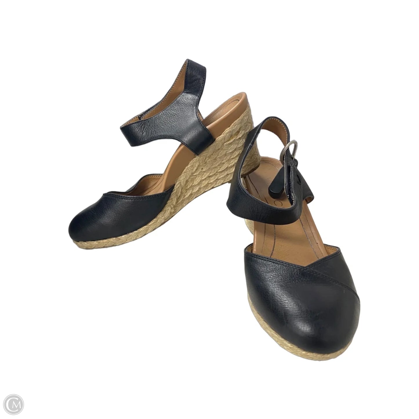 Shoes Heels Wedge By Vionic In Black, Size: 5