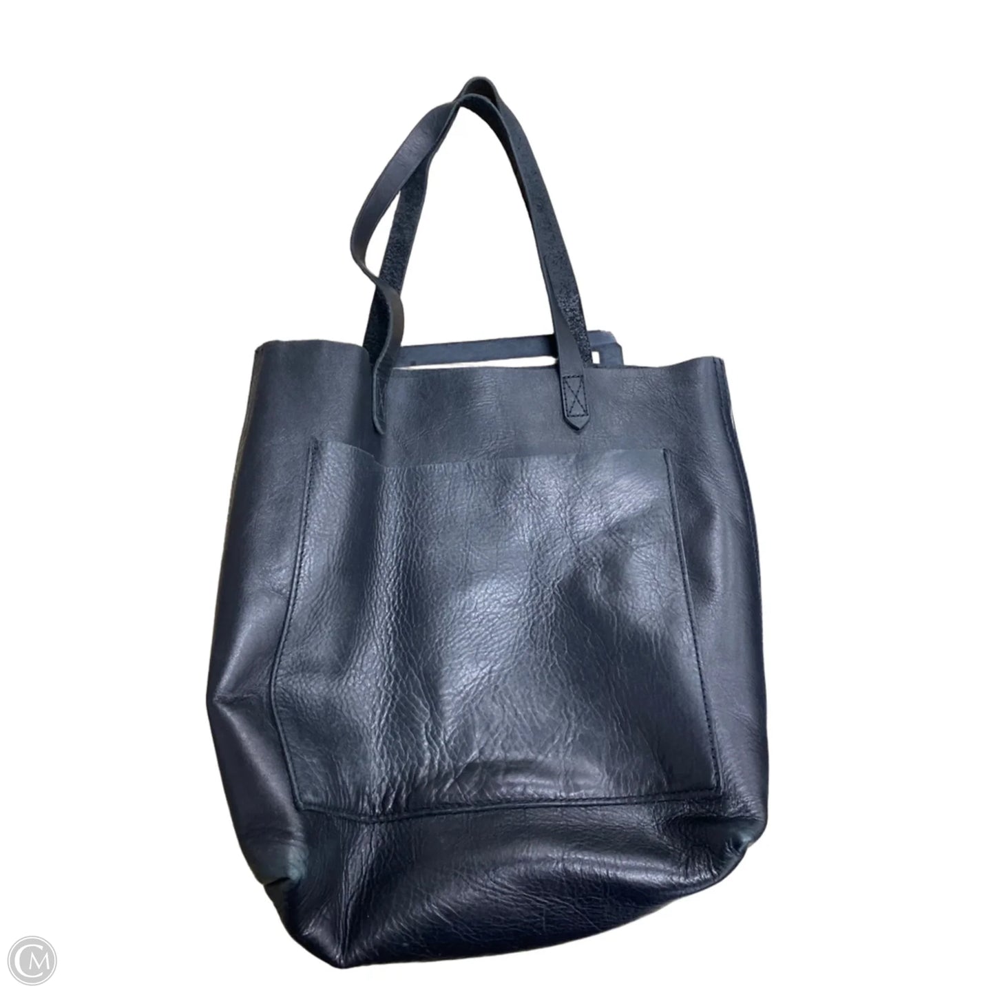 Handbag Leather By Madewell, Size: Medium