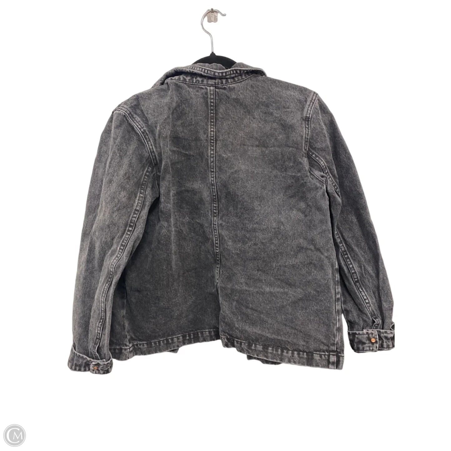 Jacket Denim By Old Navy In Grey, Size: M