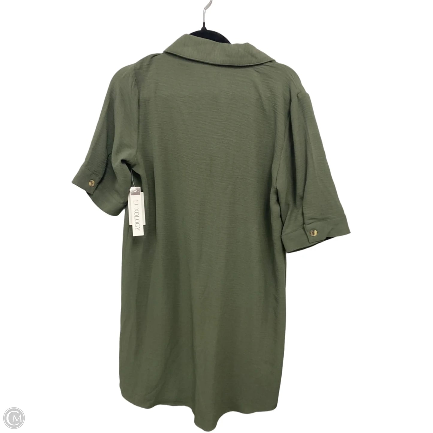 Dress Casual Midi By Luxology In Green, Size: M