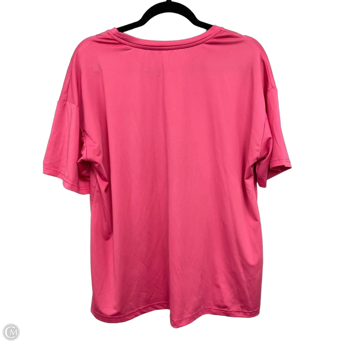 Top Short Sleeve By Clothes Mentor In Pink, Size: L