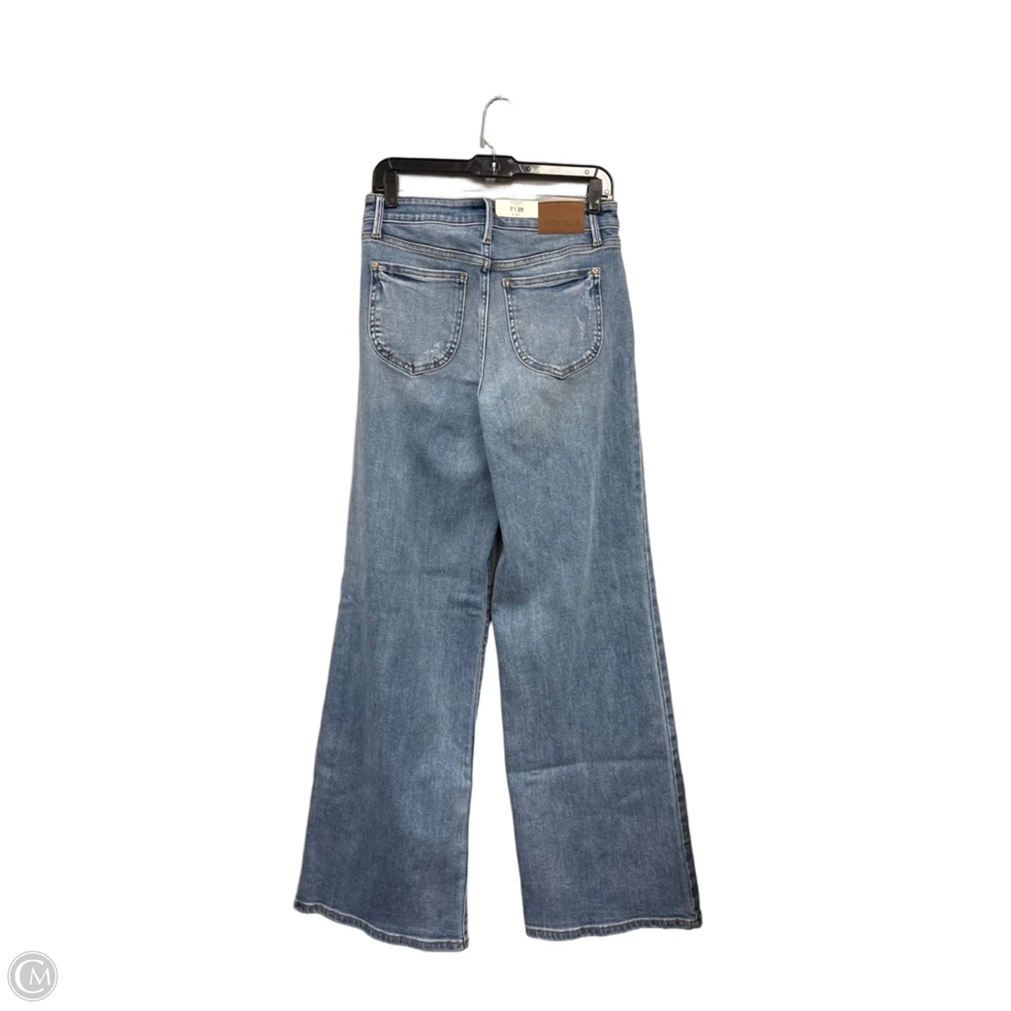 Jeans Wide Leg By Judy Blue In Blue, Size: 6