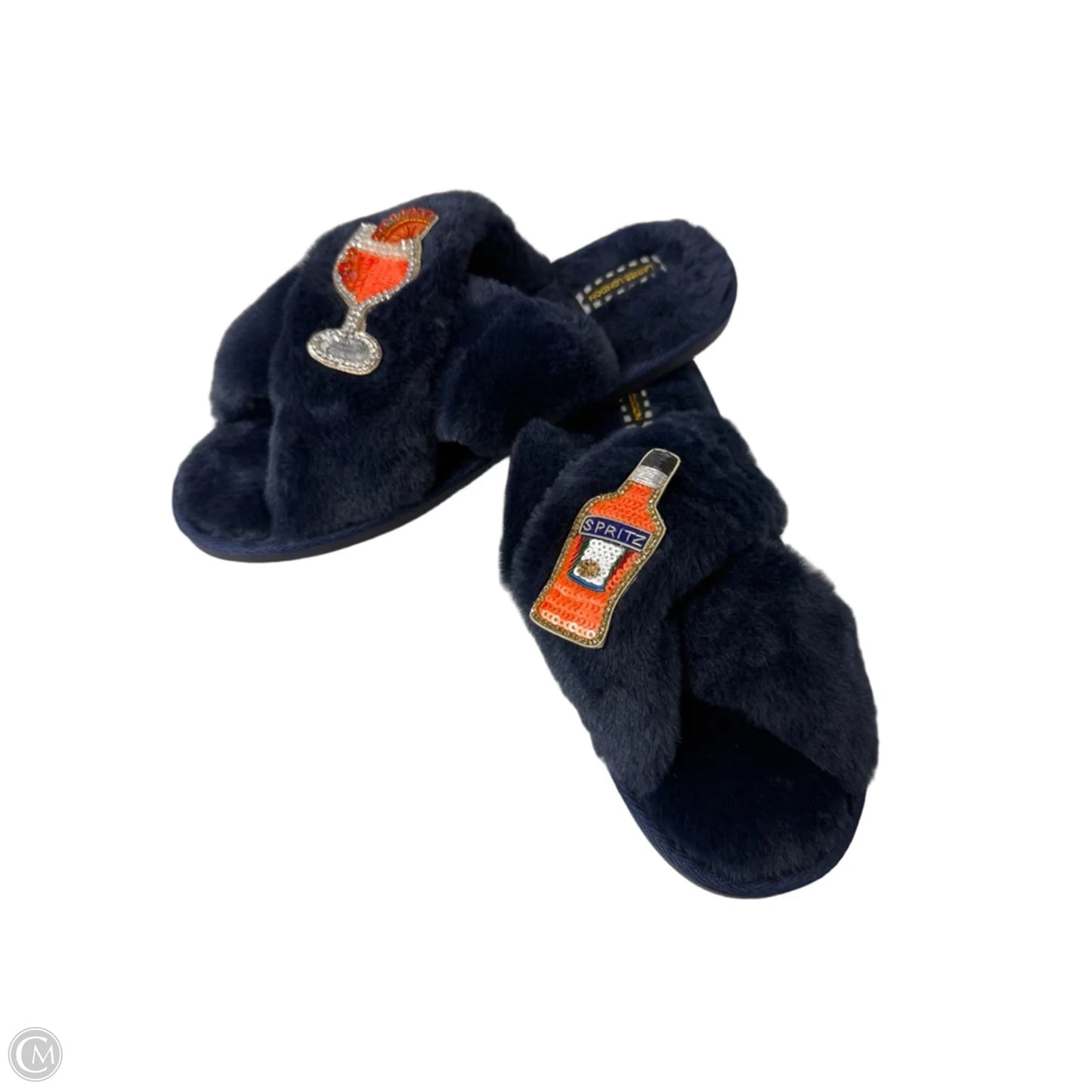 Slippers By Clothes Mentor In Blue & Orange, Size: 10