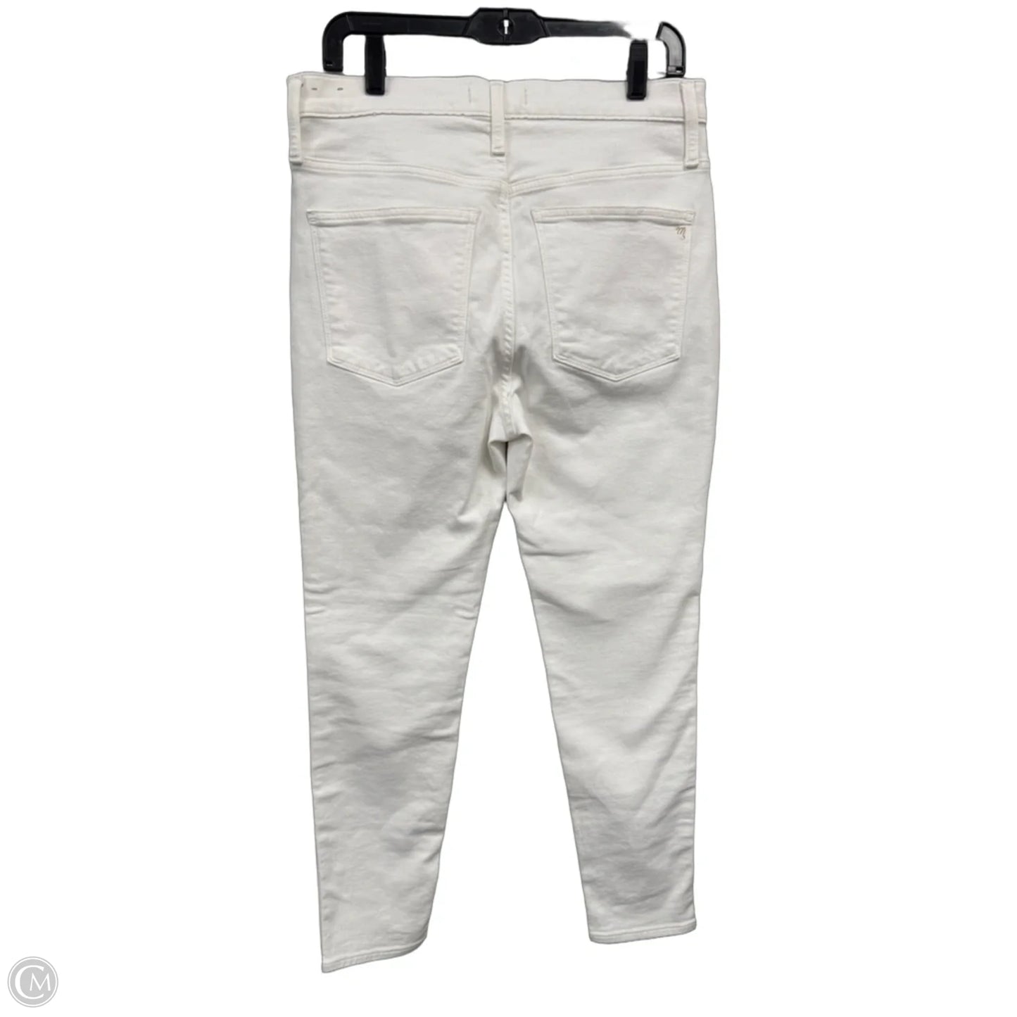 Jeans Skinny By Madewell In White, Size: 12p