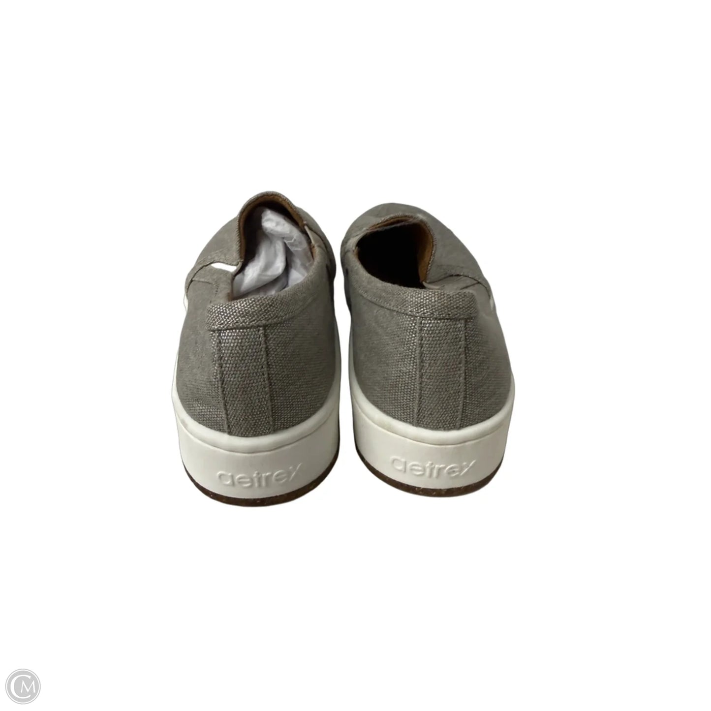 Shoes Flats By Aetrex In Grey, Size: 7