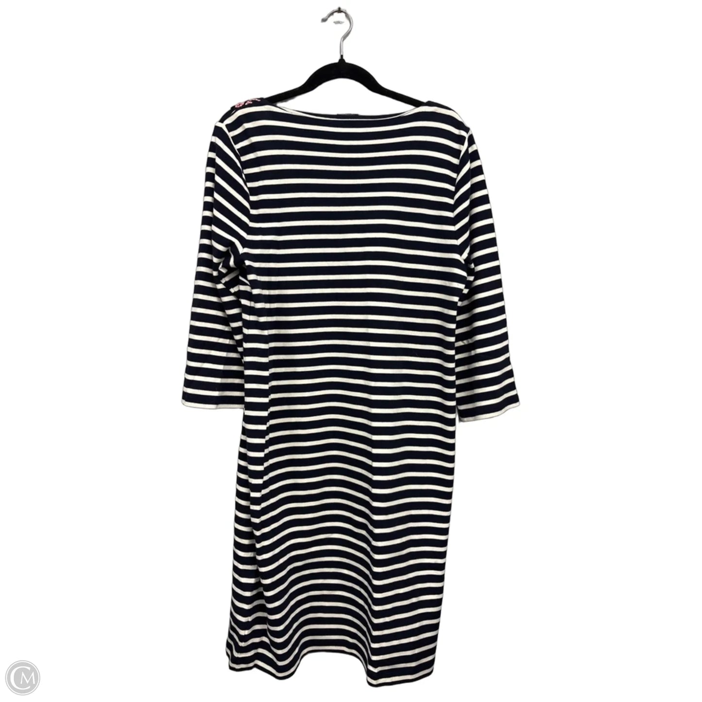 Dress Casual Short By Talbots In Blue & Cream, Size: Xl