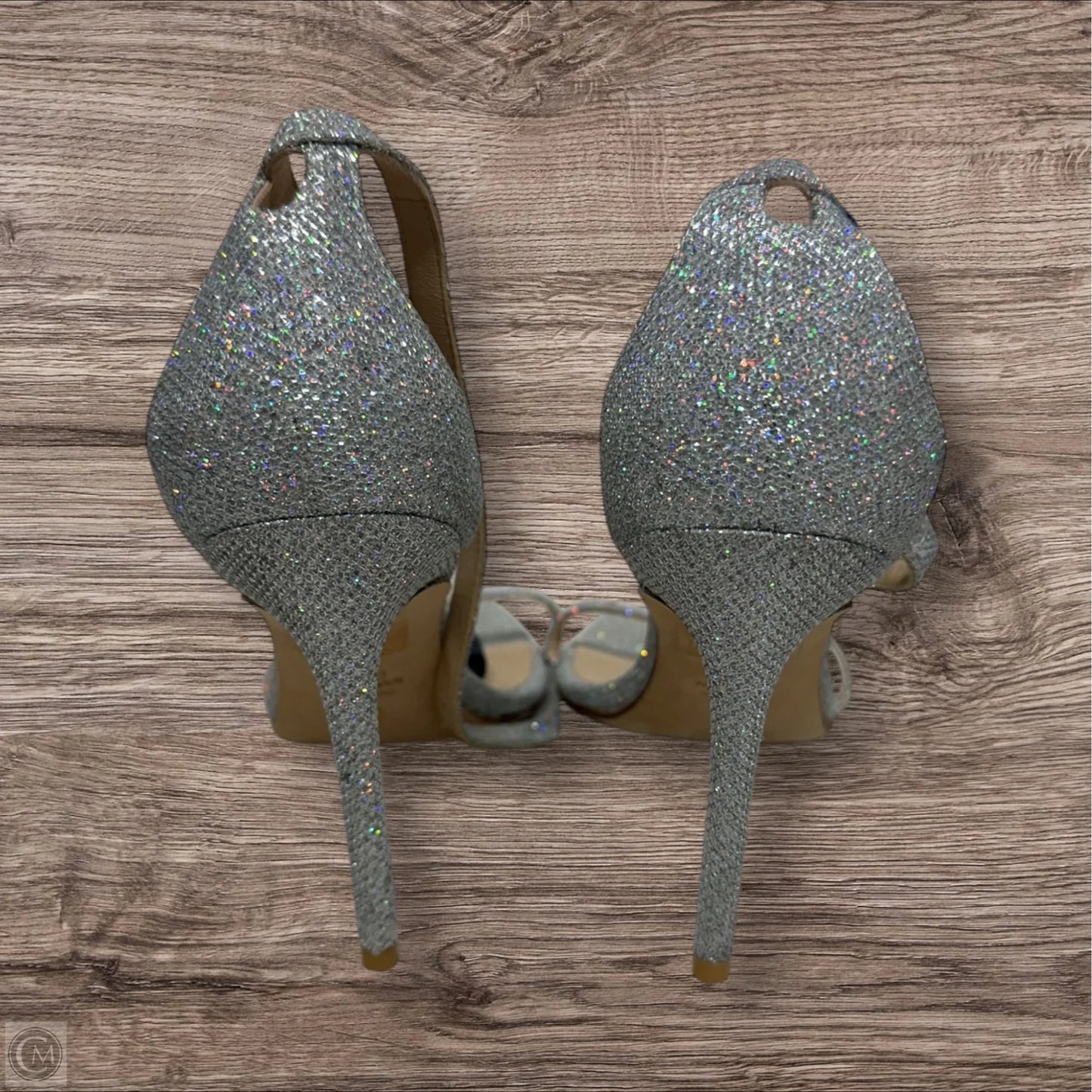 Shoes Designer By Stuart Weitzman In Silver, Size: 8