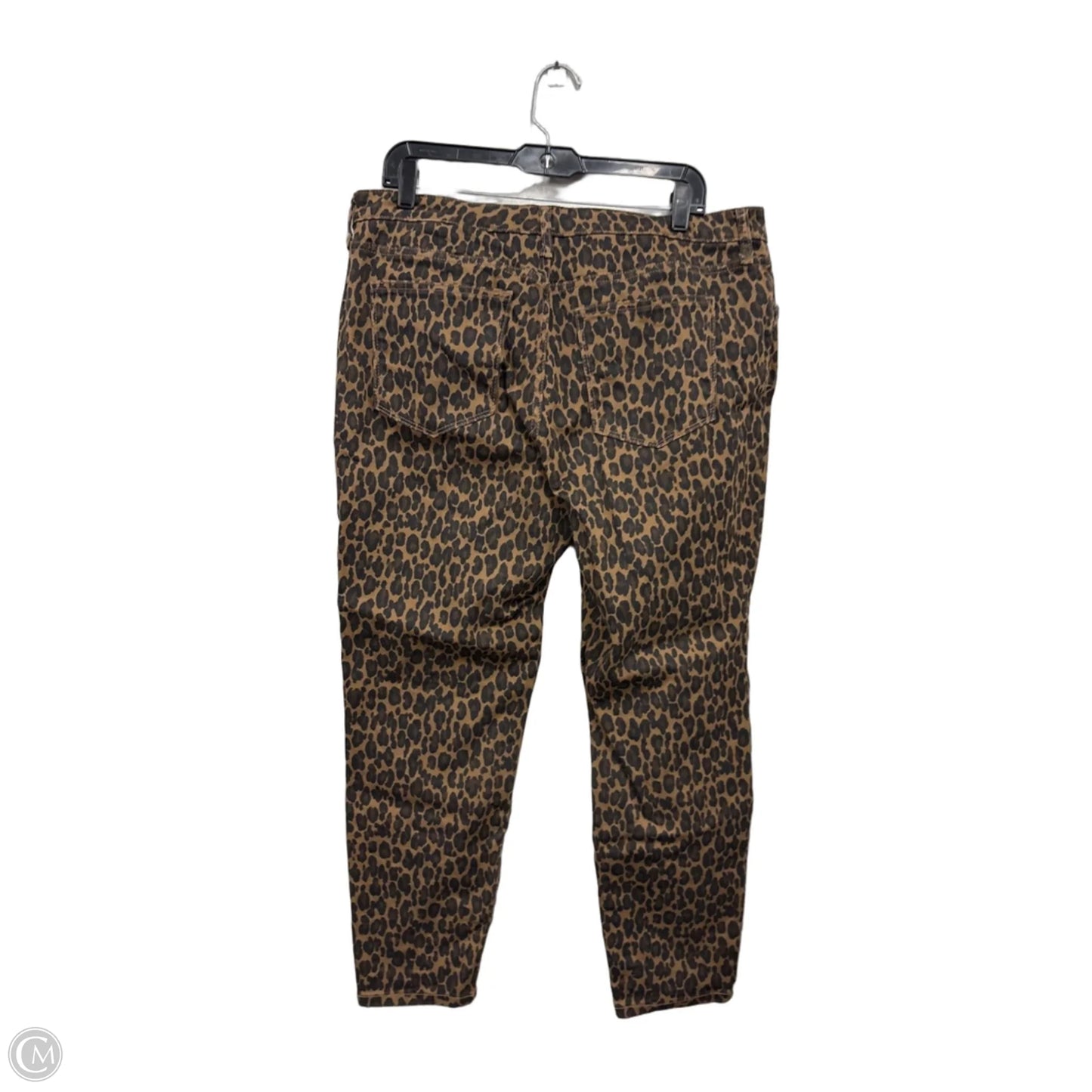Jeans Skinny By New Directions In Black & Brown, Size: 16