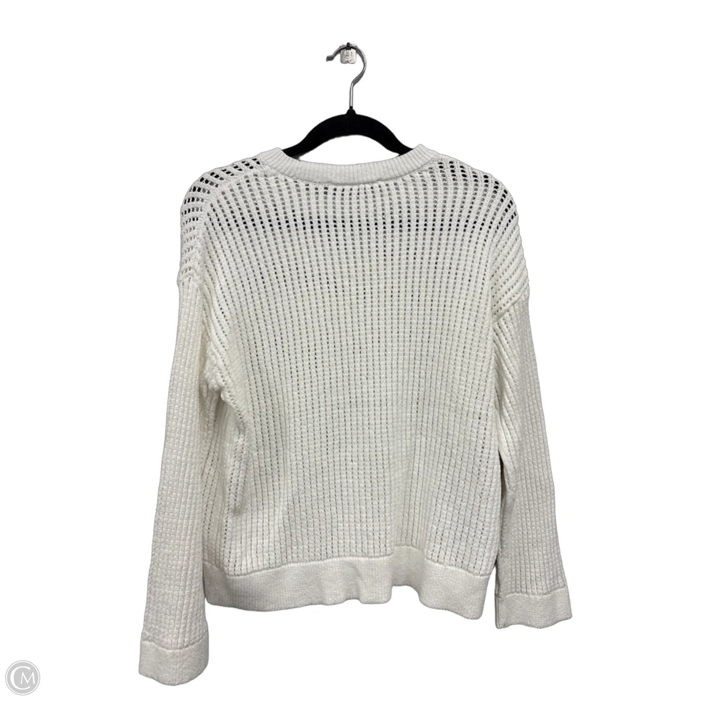 Sweater By Loft In White, Size: M