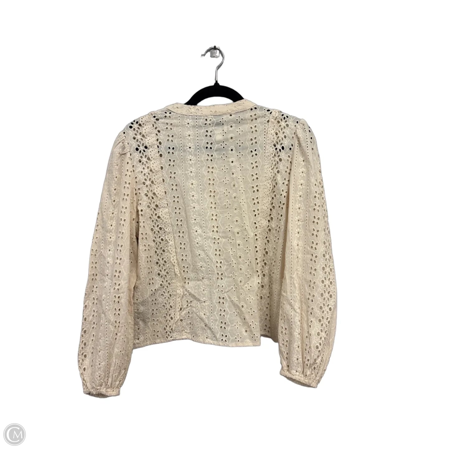 Top Long Sleeve By Industry In Cream, Size: Sp