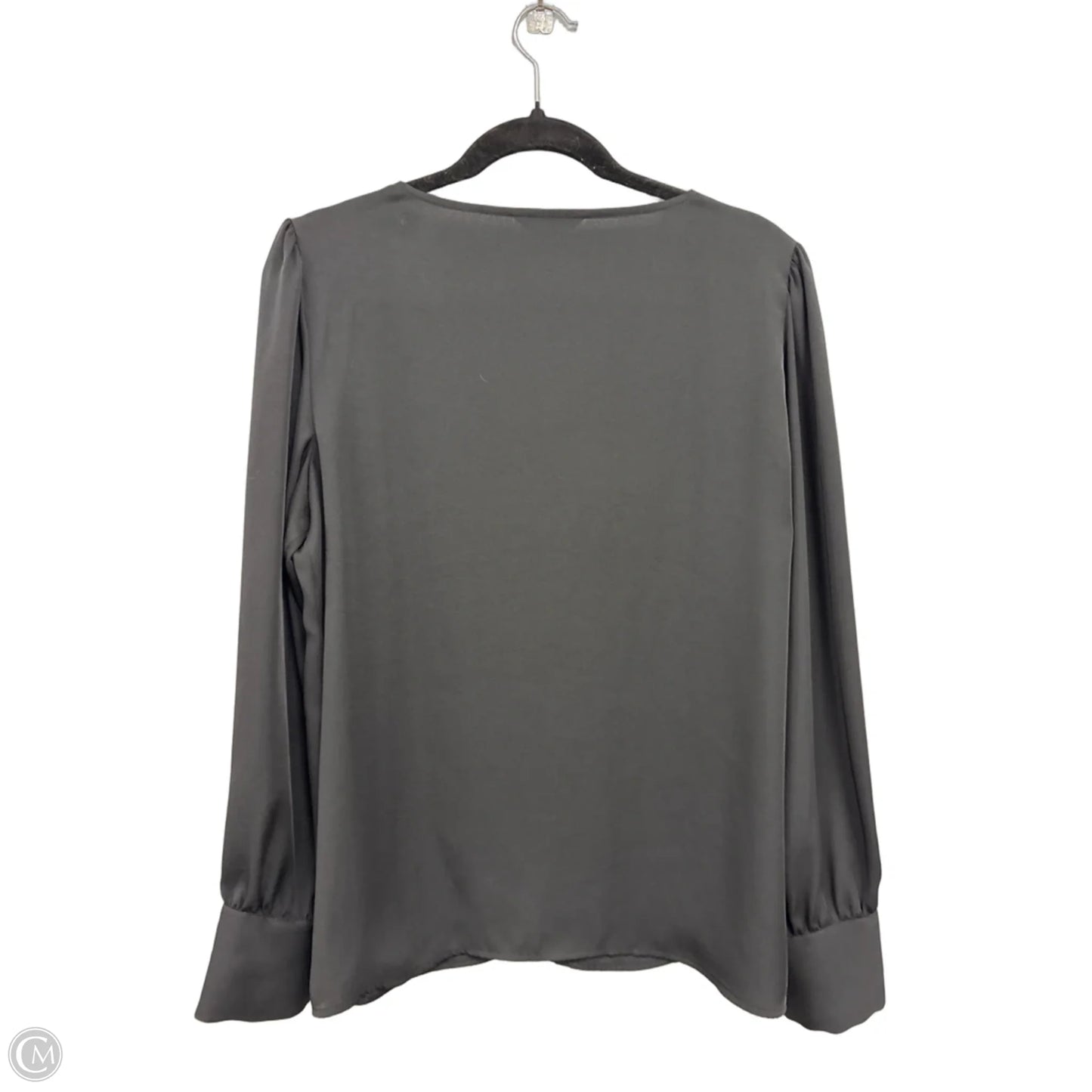 Blouse Long Sleeve By Express In Black, Size: L