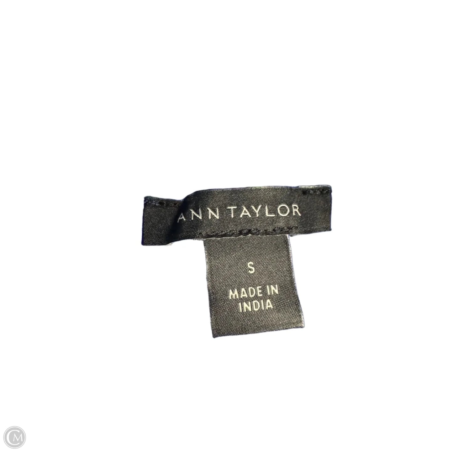 Top Short Sleeve By Ann Taylor In Blue & Green, Size: S