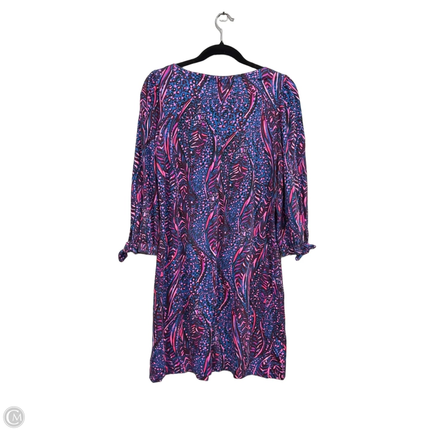 Dress Designer By Lilly Pulitzer In Black & Pink, Size: S