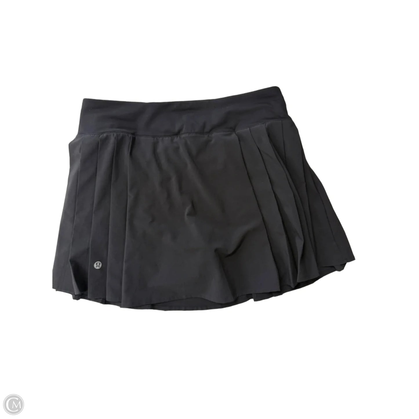 Athletic Skort By Lululemon In Black, Size: S