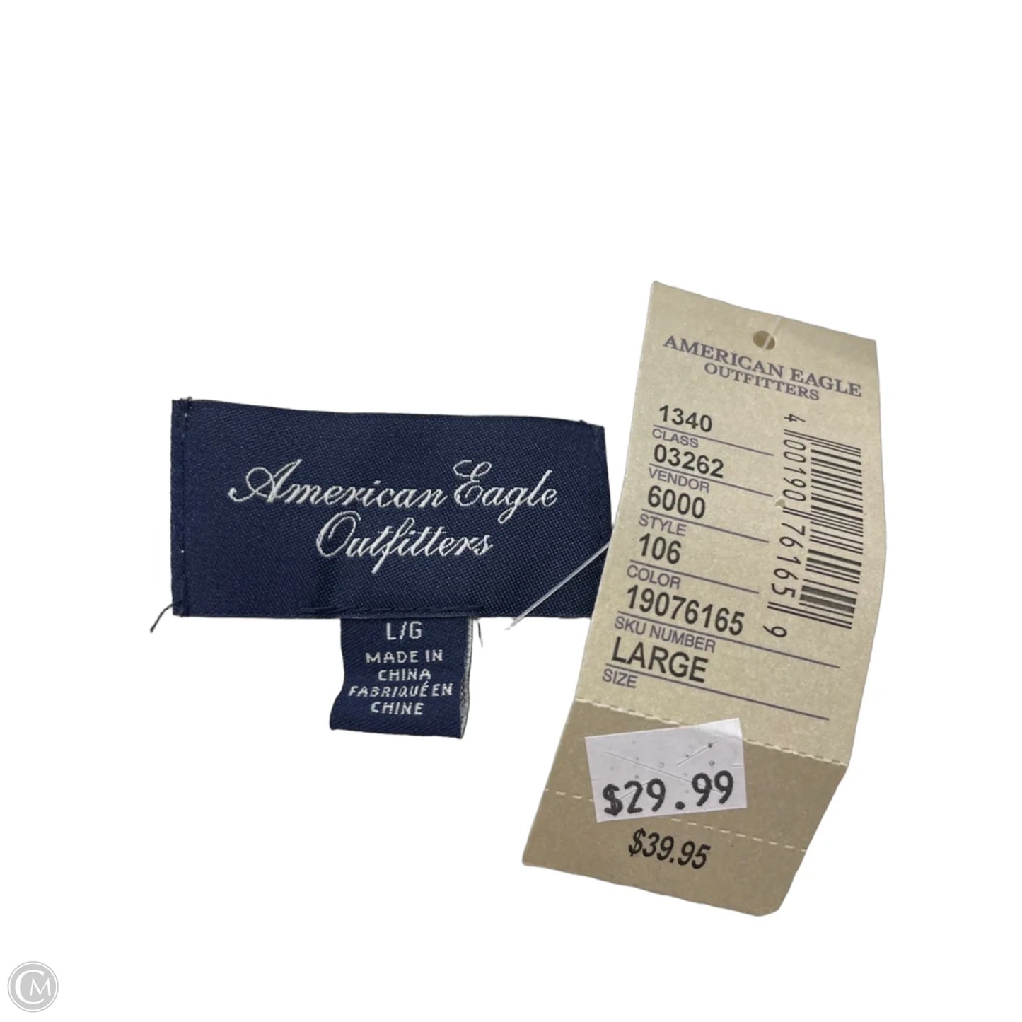 Cardigan By American Eagle In Cream, Size: L