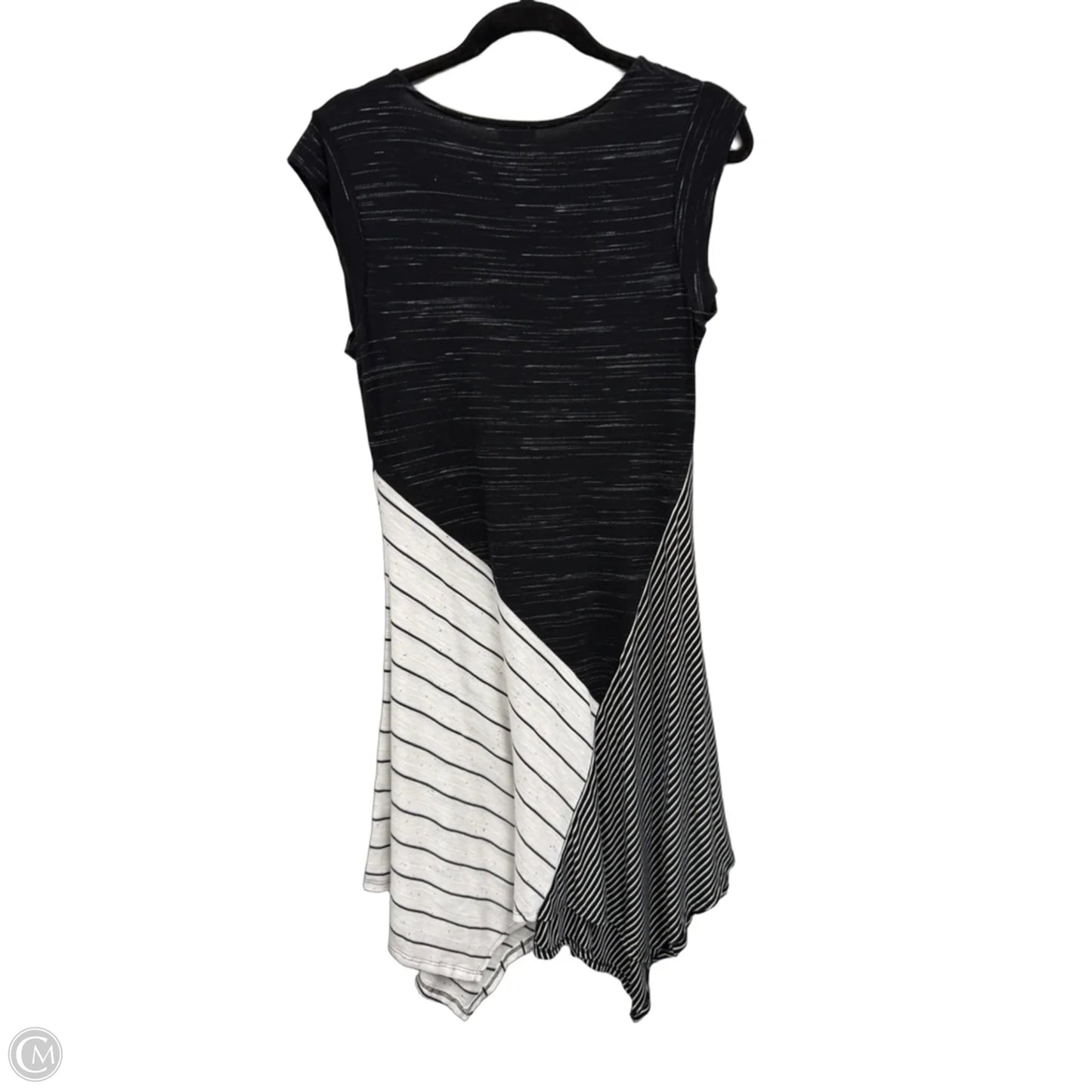 Dress Casual Midi By Spense In Black & White, Size: M