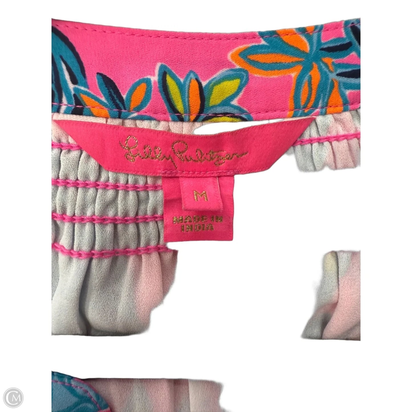Dress Designer By Lilly Pulitzer In Blue & Pink, Size: M