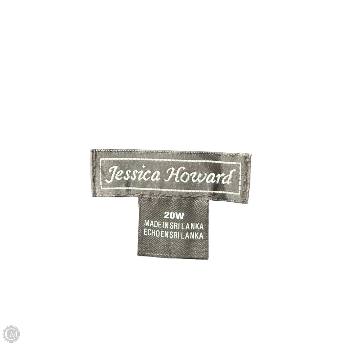 Dress Casual Midi By Jessica Howard In Black & White, Size: 20