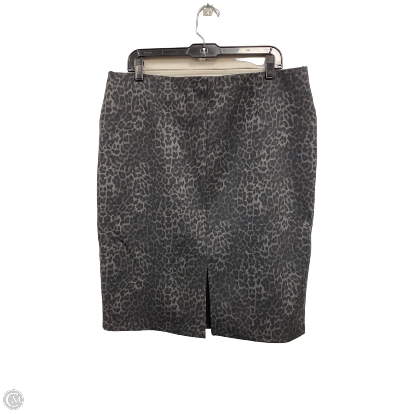 Skirt Midi By 89th And Madison In Black & Grey, Size: Xl