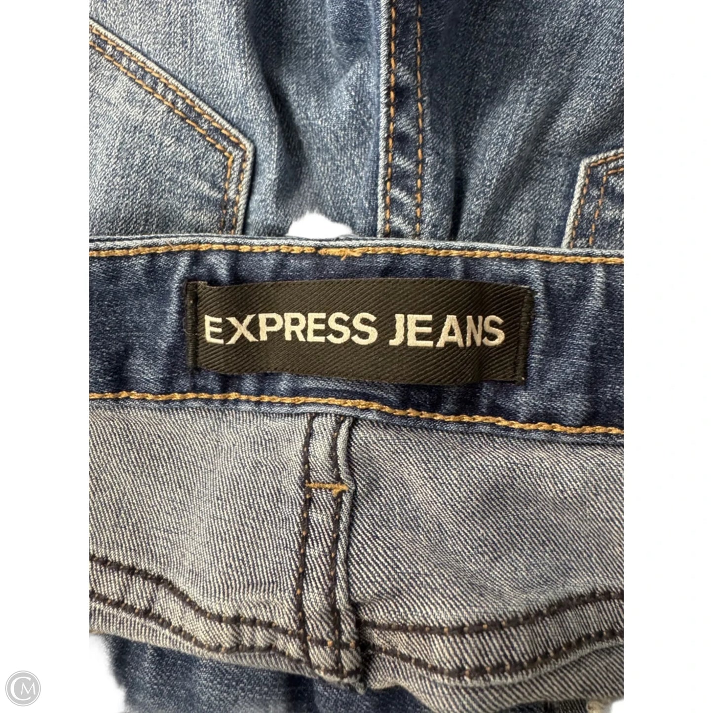 Jeans Skinny By Express In Blue, Size: 4