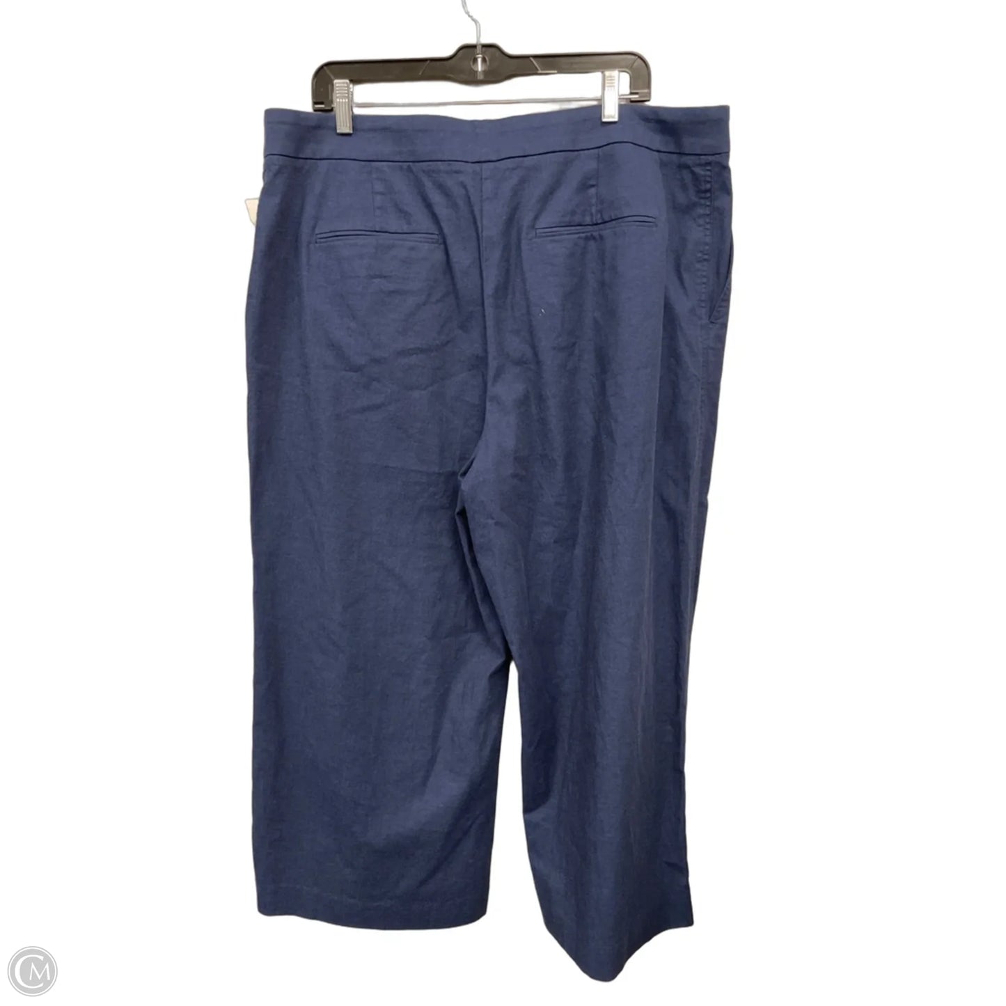 Pants Wide Leg By Ann Taylor In Blue, Size: 18