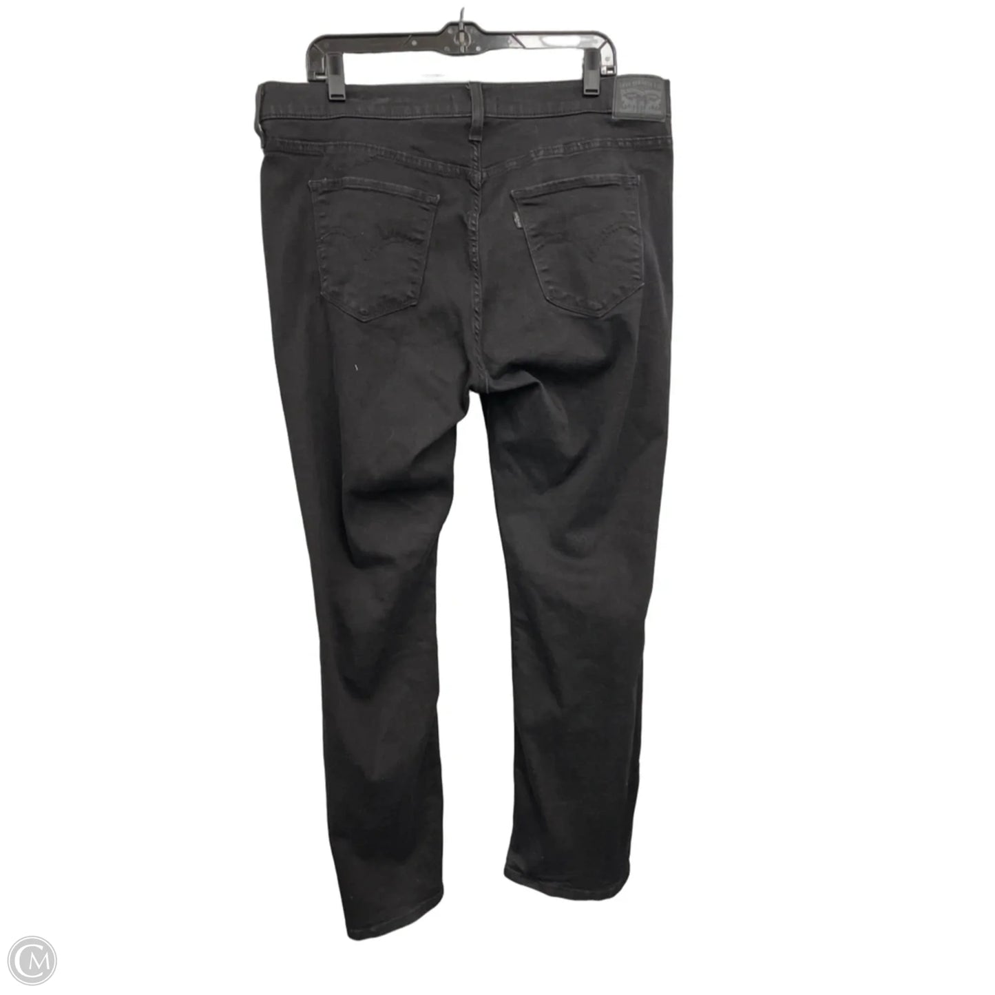 Jeans Boot Cut By Levis In Black, Size: 18