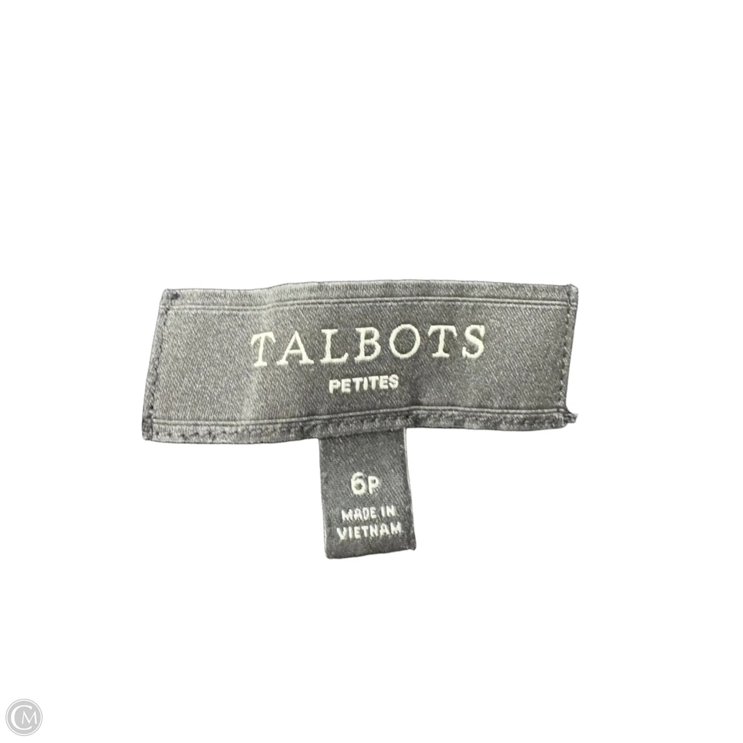 Pants Dress By Talbots In Black, Size: 6p
