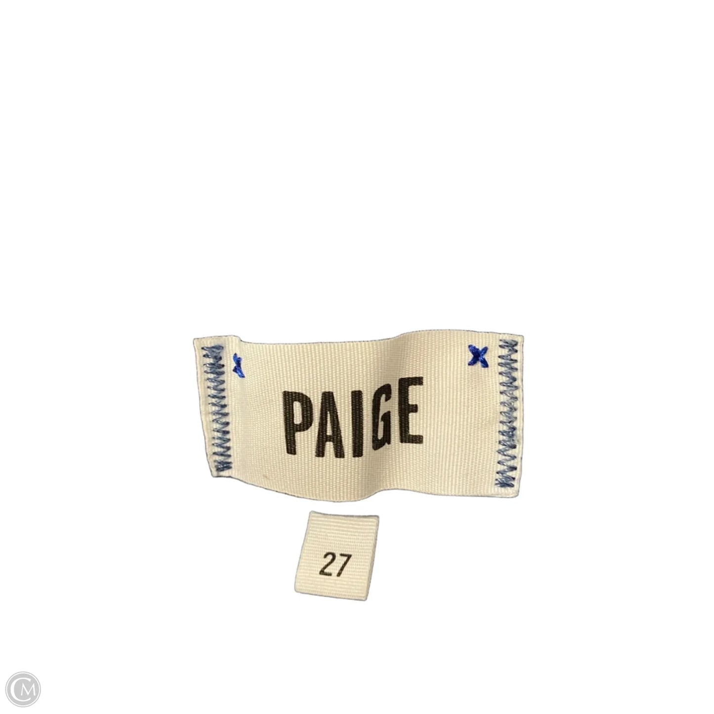 Jeans Skinny By Paige In Blue, Size: 4