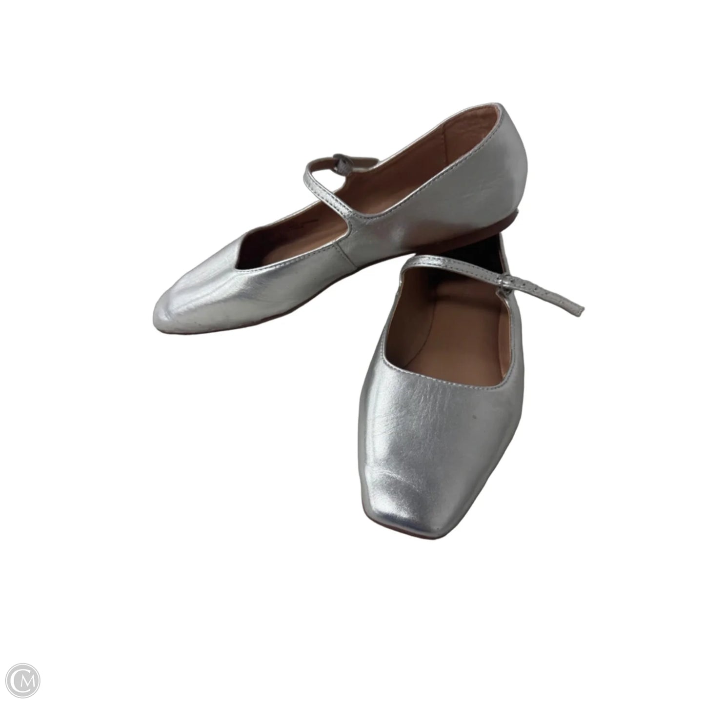 Shoes Flats By Nordstrom In Silver, Size: 7