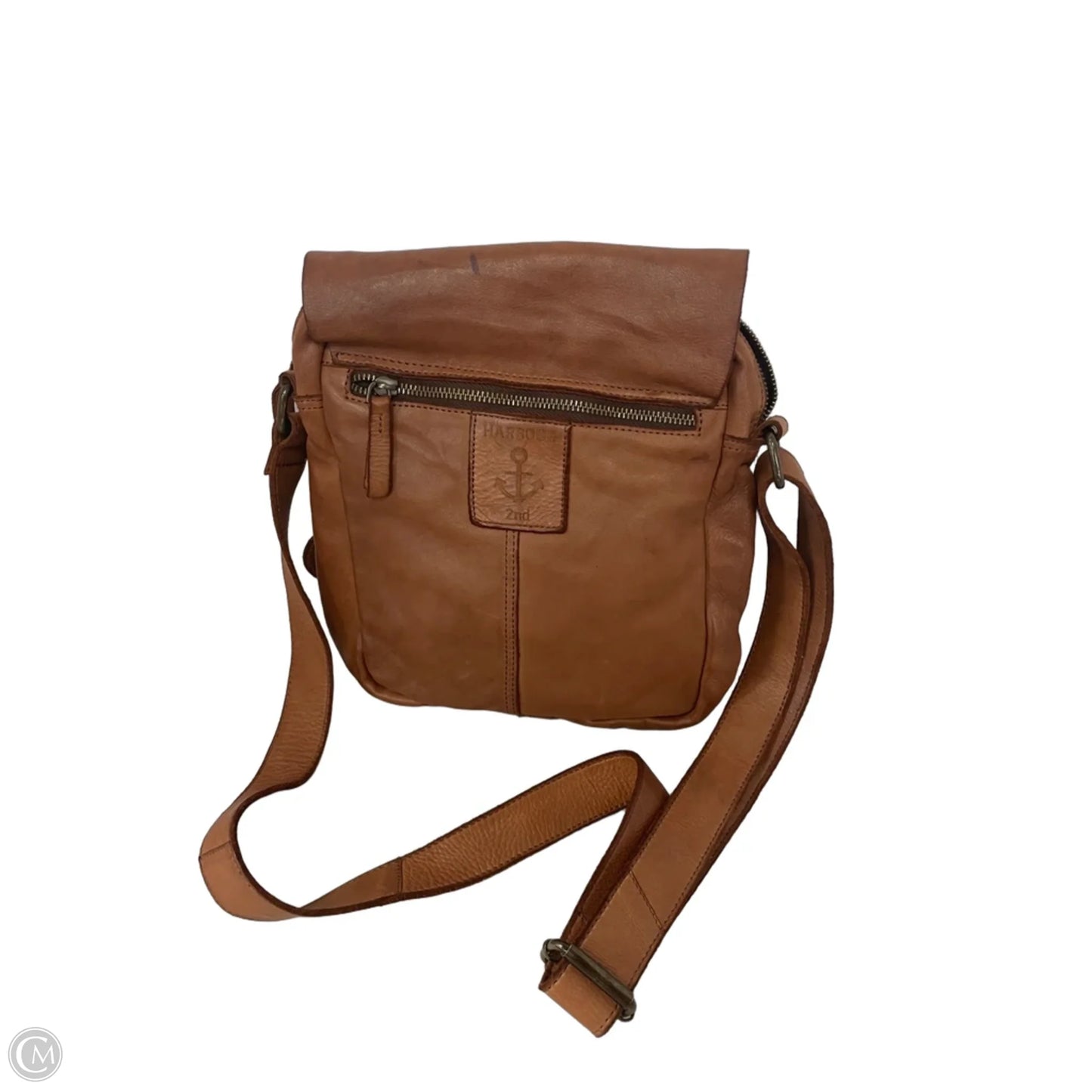 Crossbody Leather By Clothes Mentor, Size: Medium