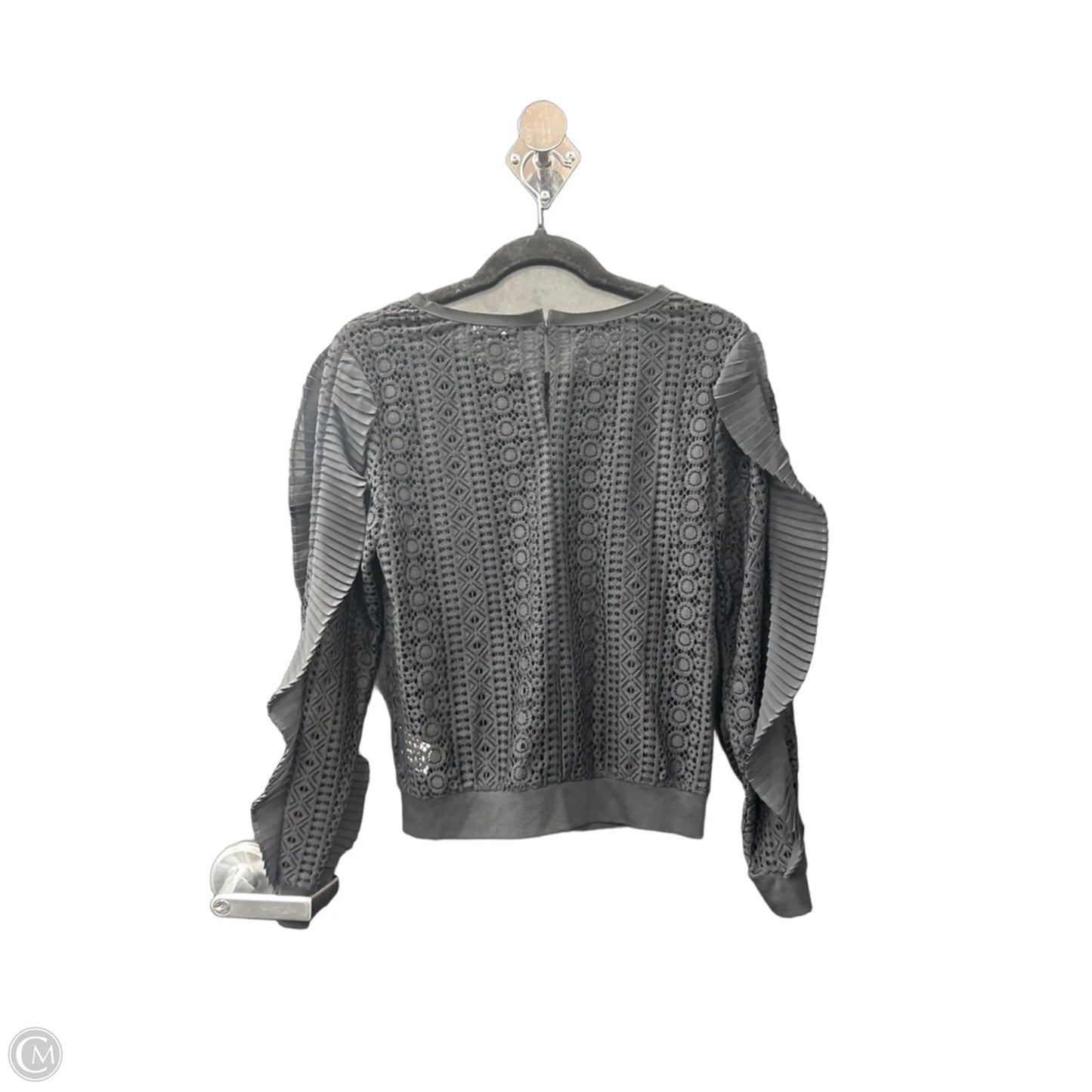Blouse Long Sleeve By Express In Black, Size: S