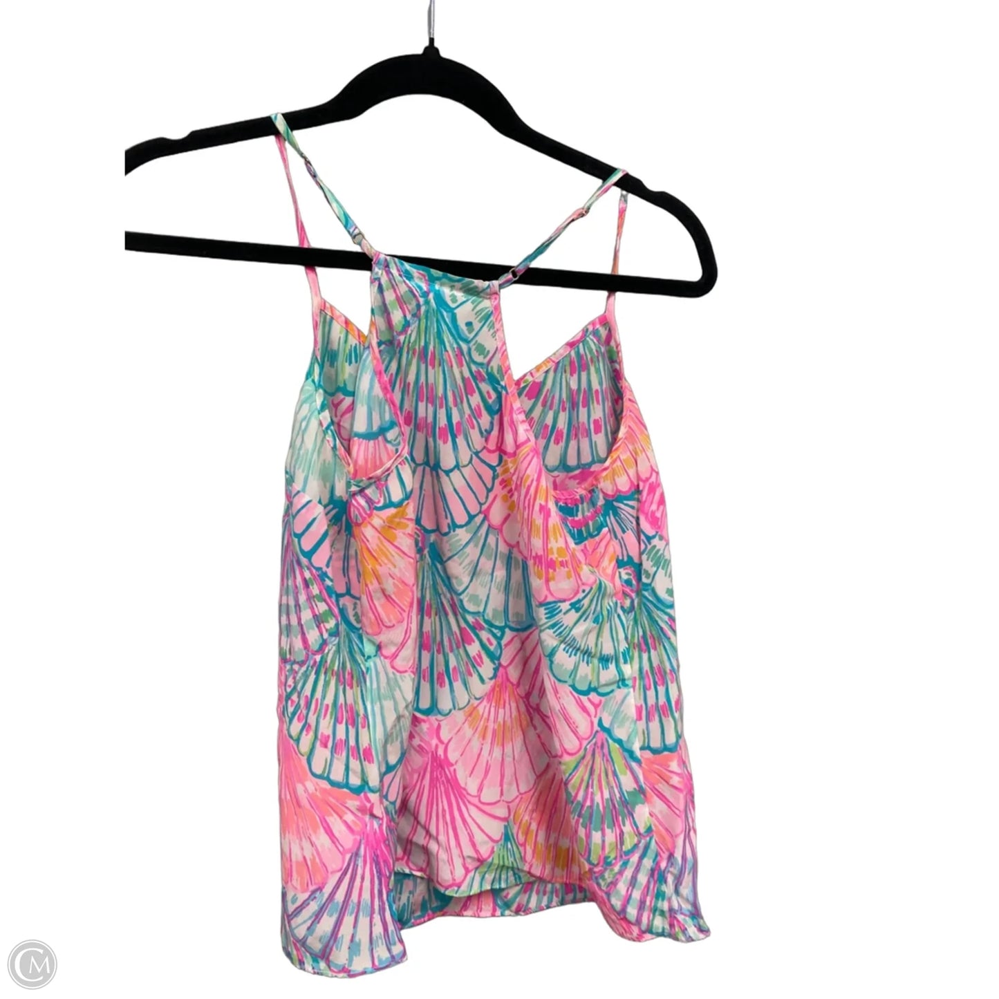Tank Top Designer By Lilly Pulitzer In Blue & Pink, Size: S