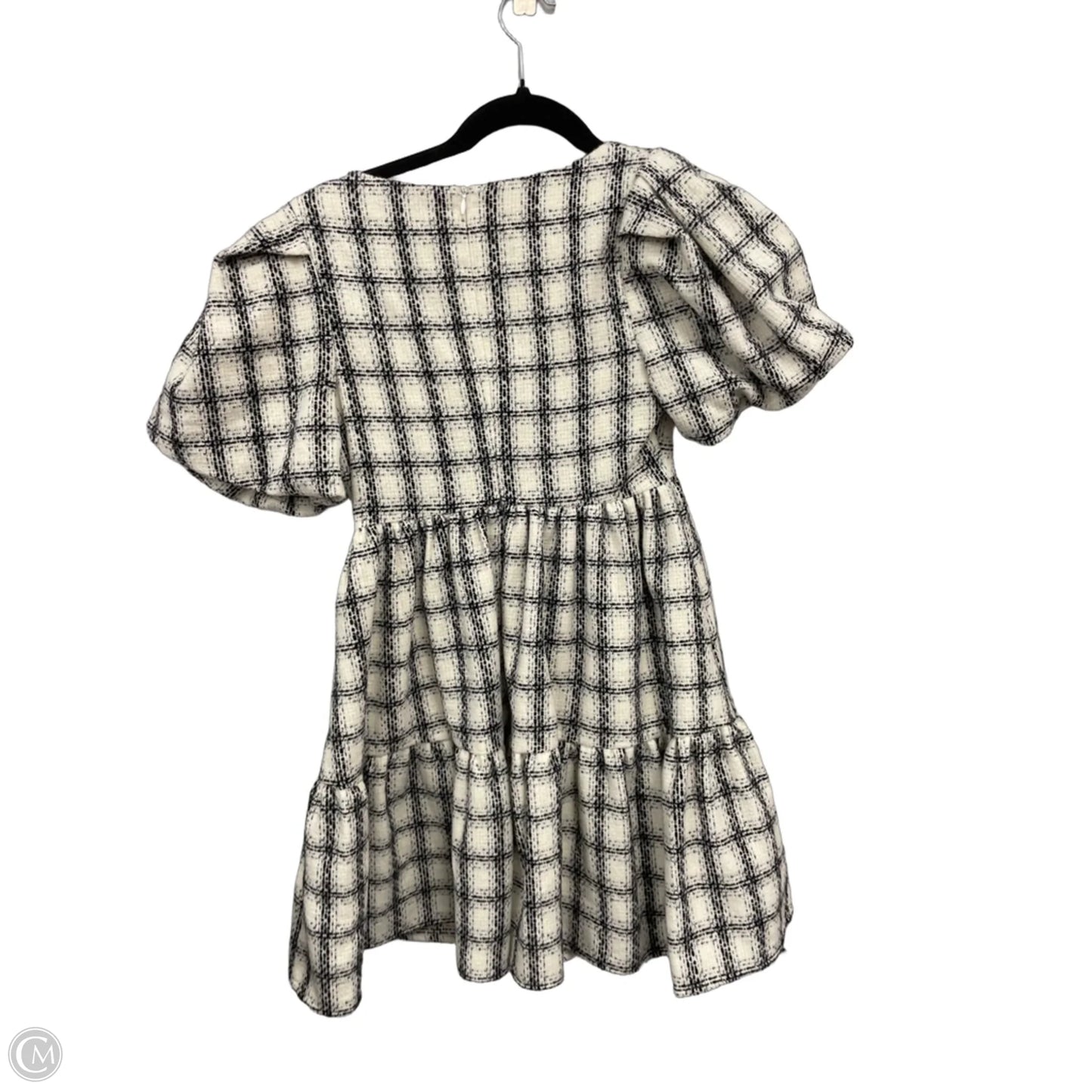 Dress Casual Short By English Factory In Black & Cream, Size: Xs