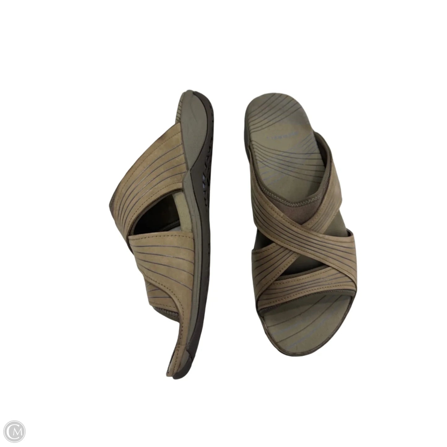 Sandals Flats By Merrell In Tan, Size: 11