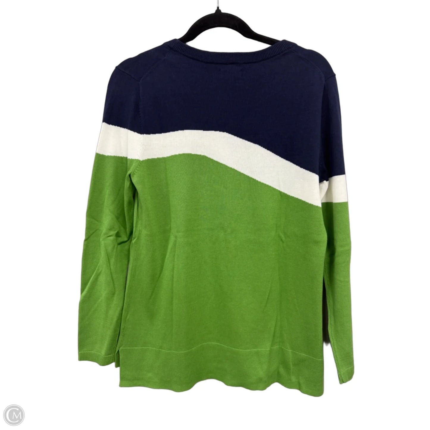 Sweater By Crown And Ivy In Blue & Green, Size: M