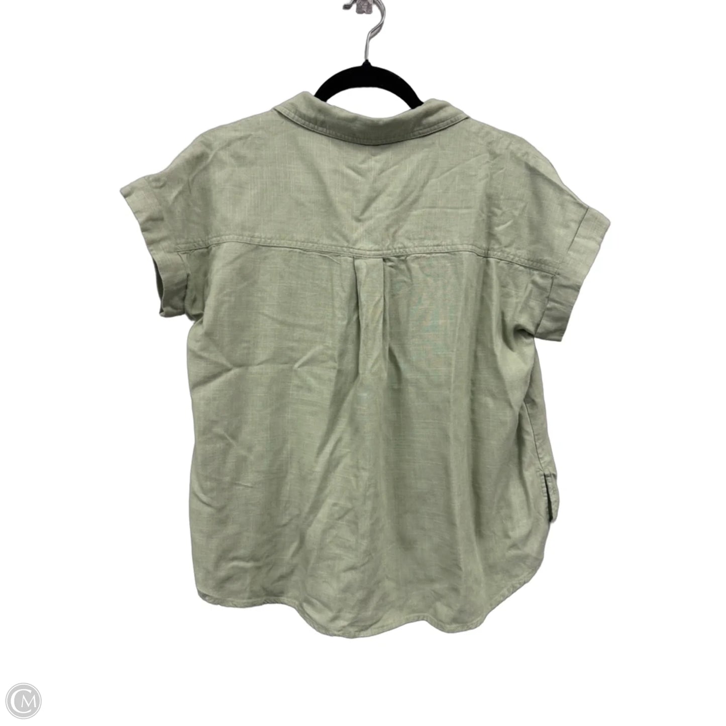 Top Short Sleeve By New In In Green, Size: L