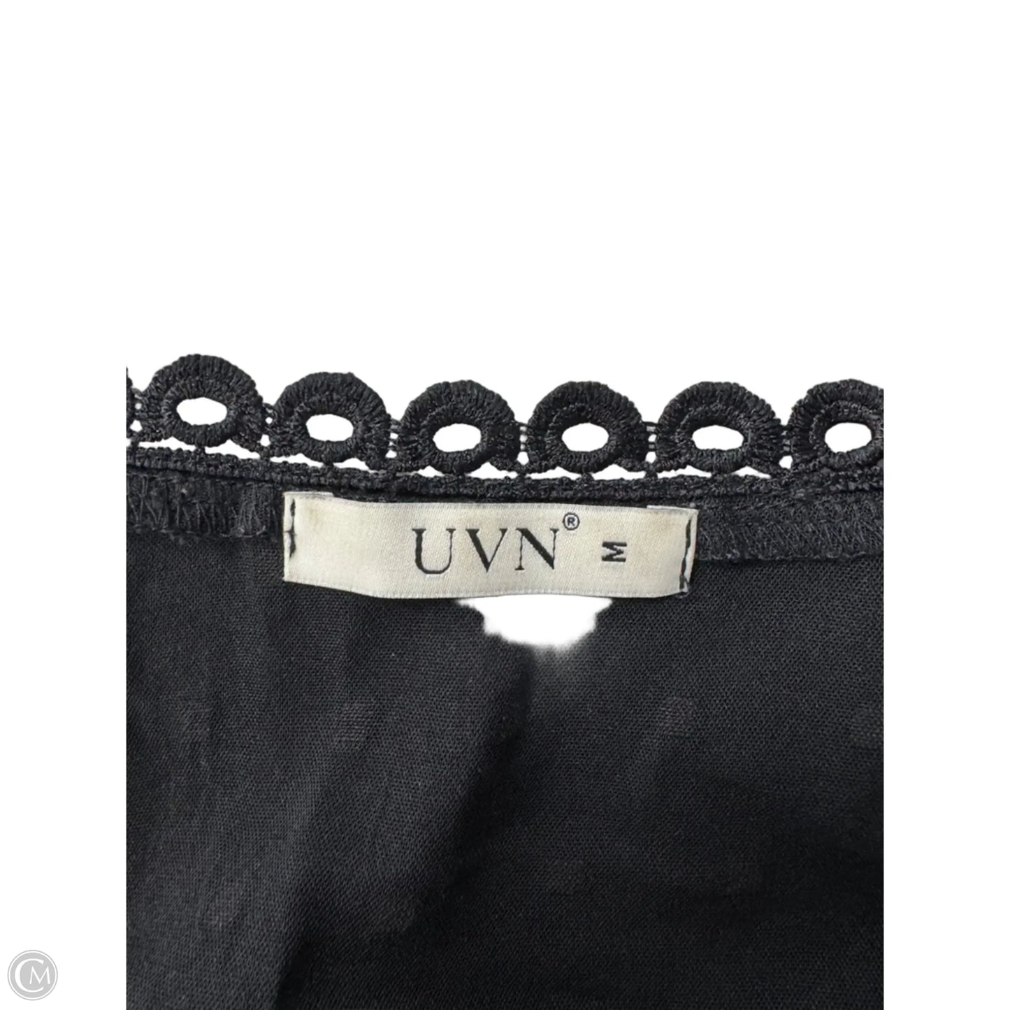 Top Short Sleeve By Clothes Mentor In Black, Size: M