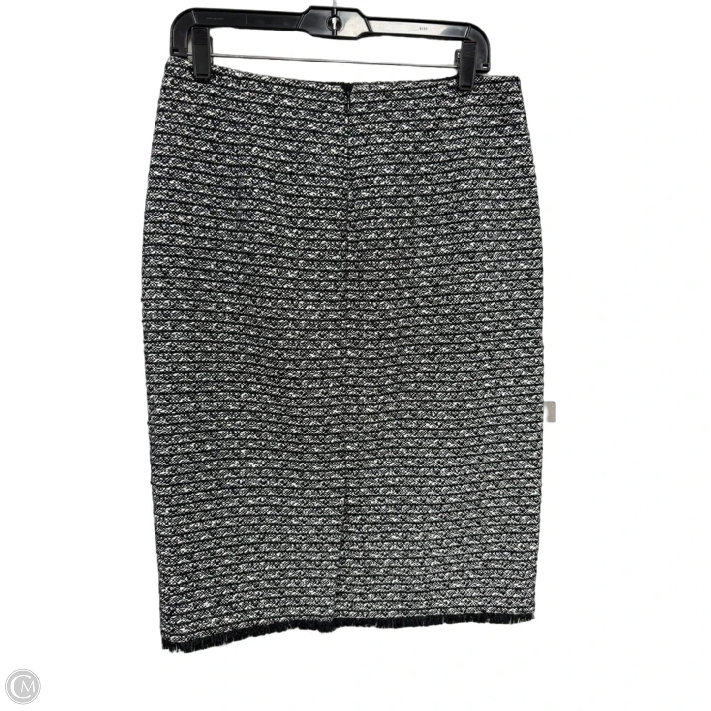 Skirt Midi By J. Crew In Black & White, Size: 8