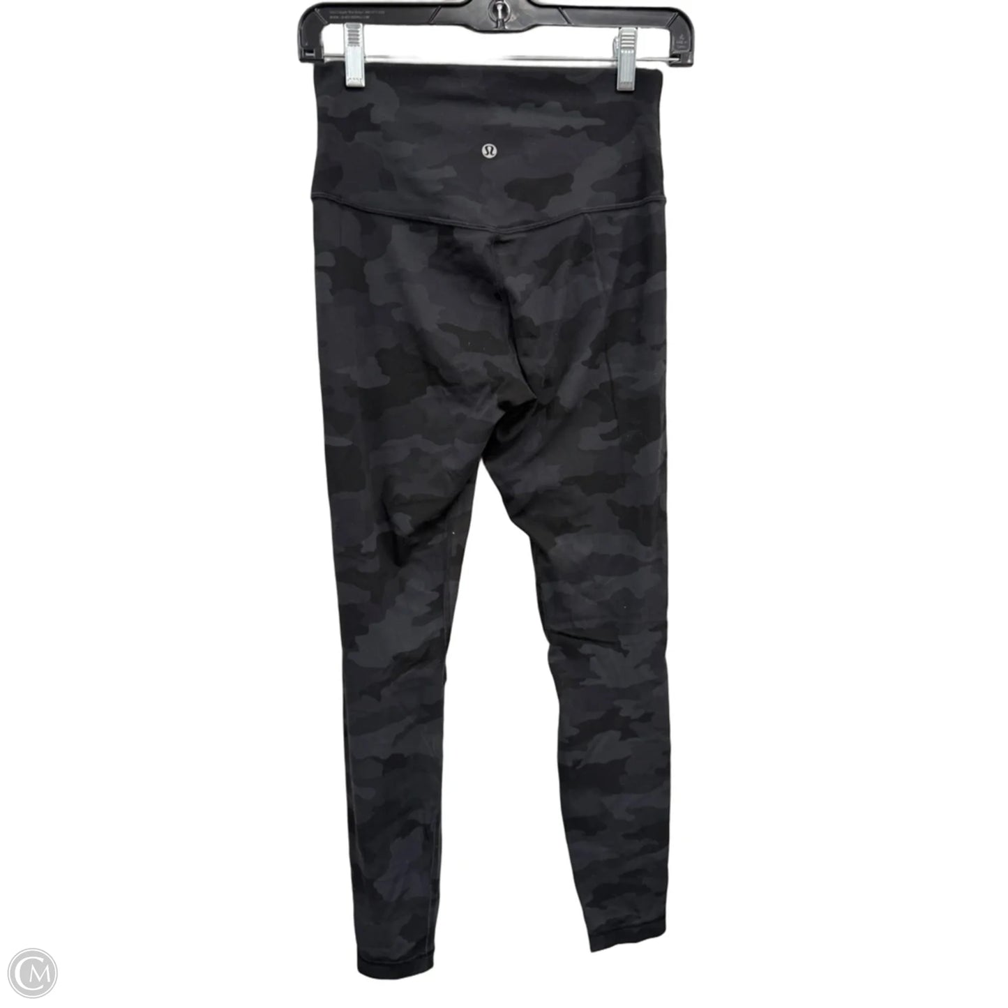 Athletic Leggings By Lululemon In Black & Grey, Size: 6