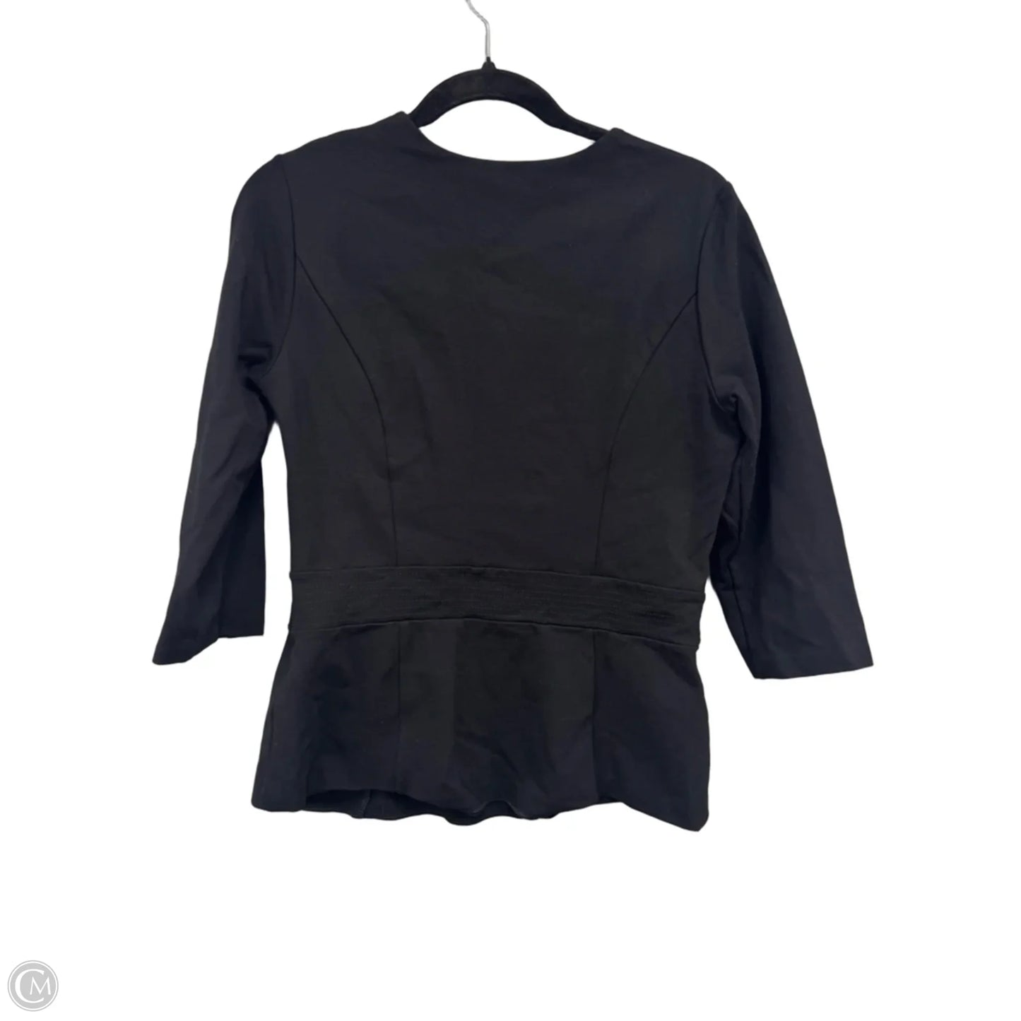 Top Long Sleeve By White House Black Market In Black, Size: M