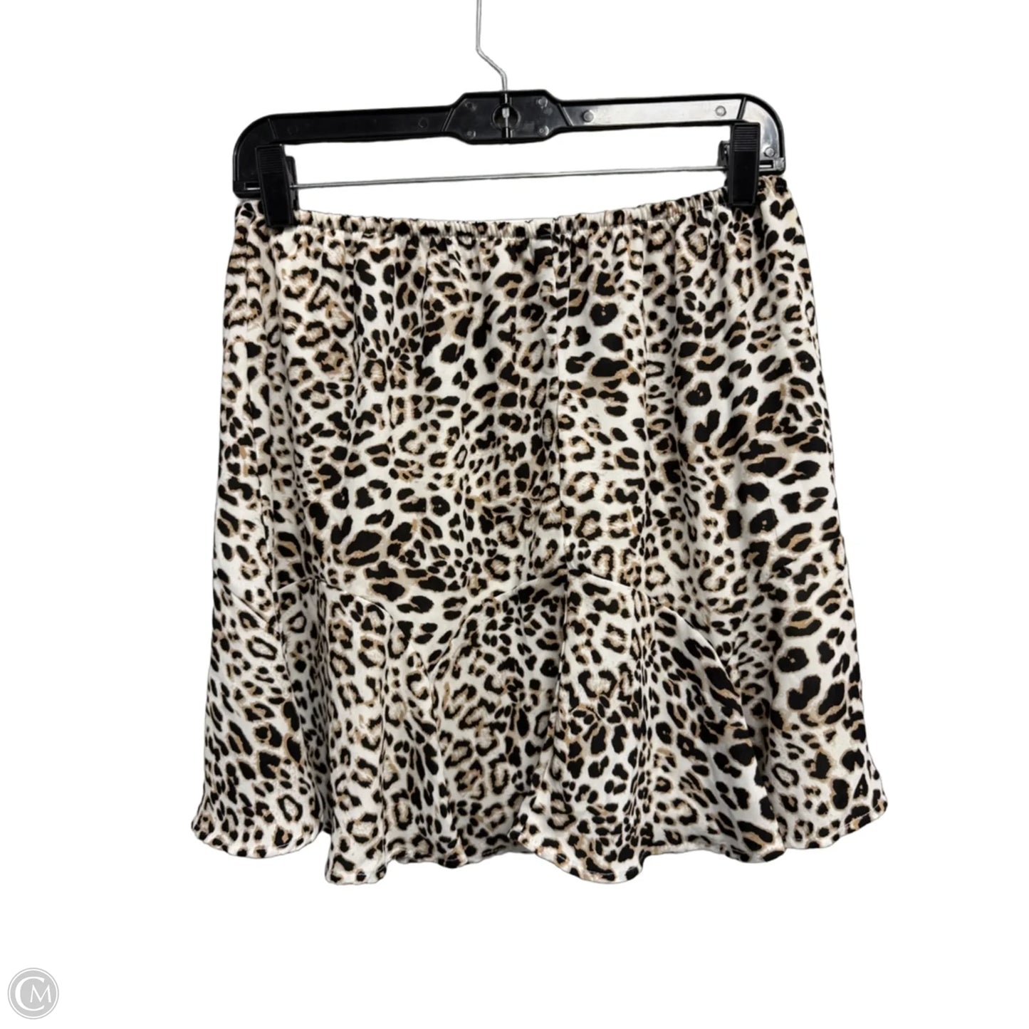Skirt Mini & Short By Mi Ami In Black & Cream, Size: M