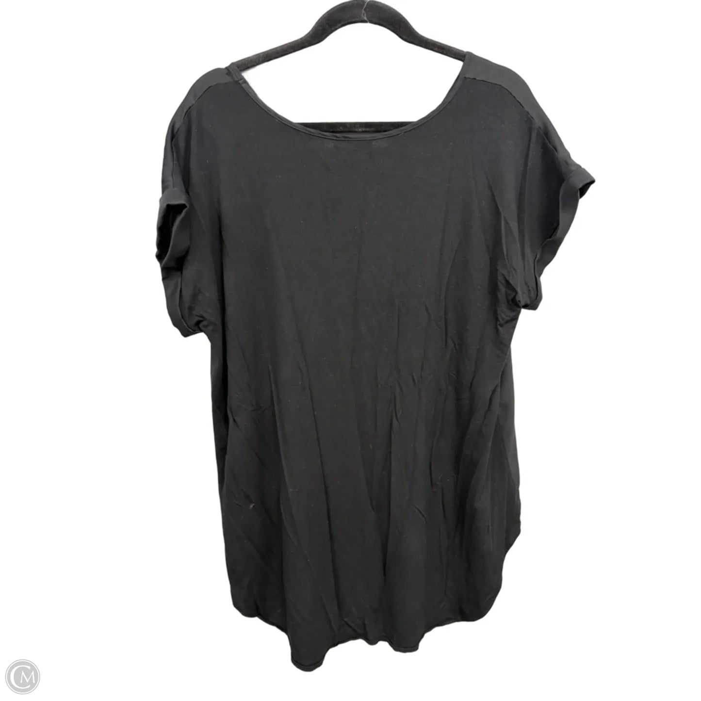 Top Short Sleeve By Metaphor In Black, Size: Xl
