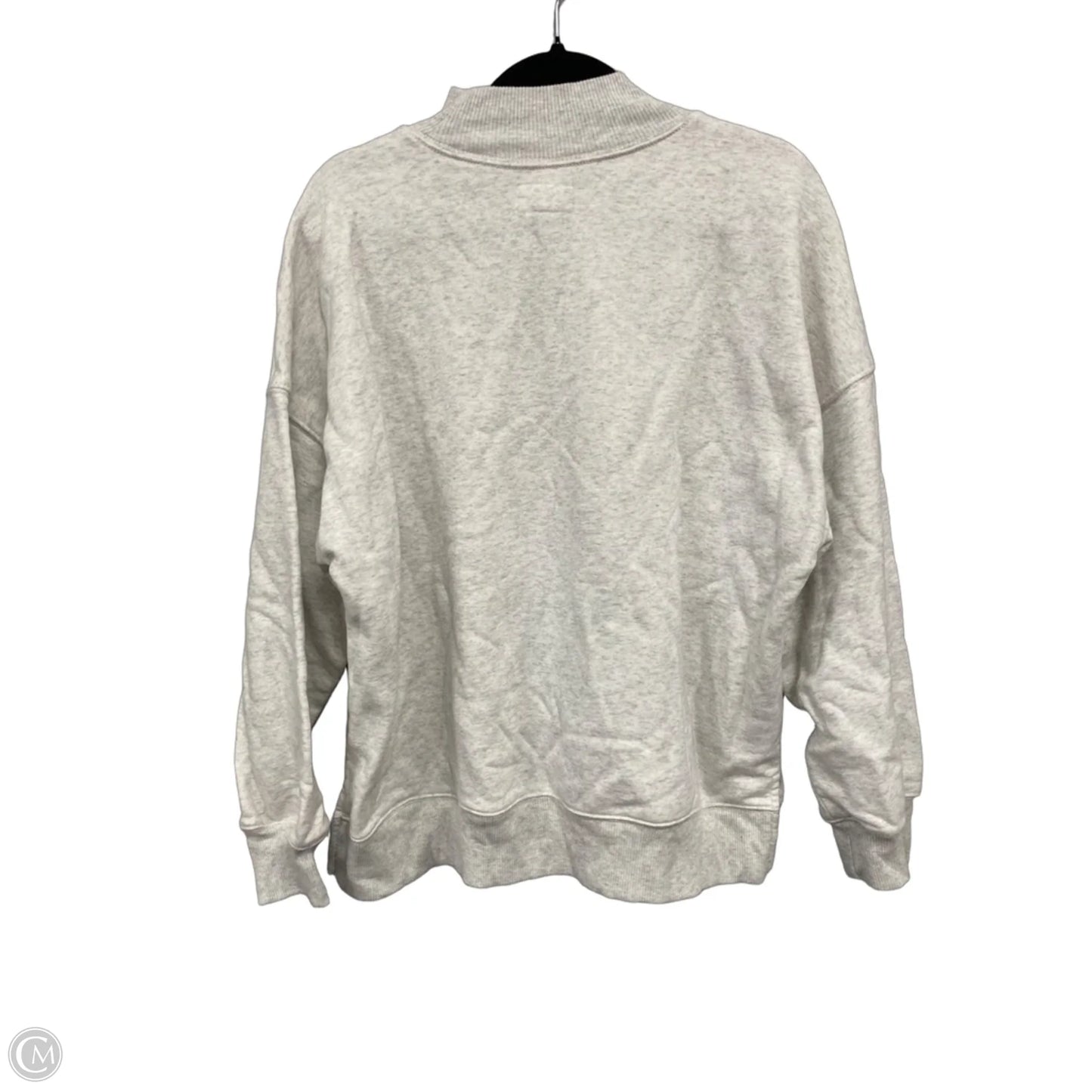 Sweatshirt Collar By American Eagle In Grey, Size: M