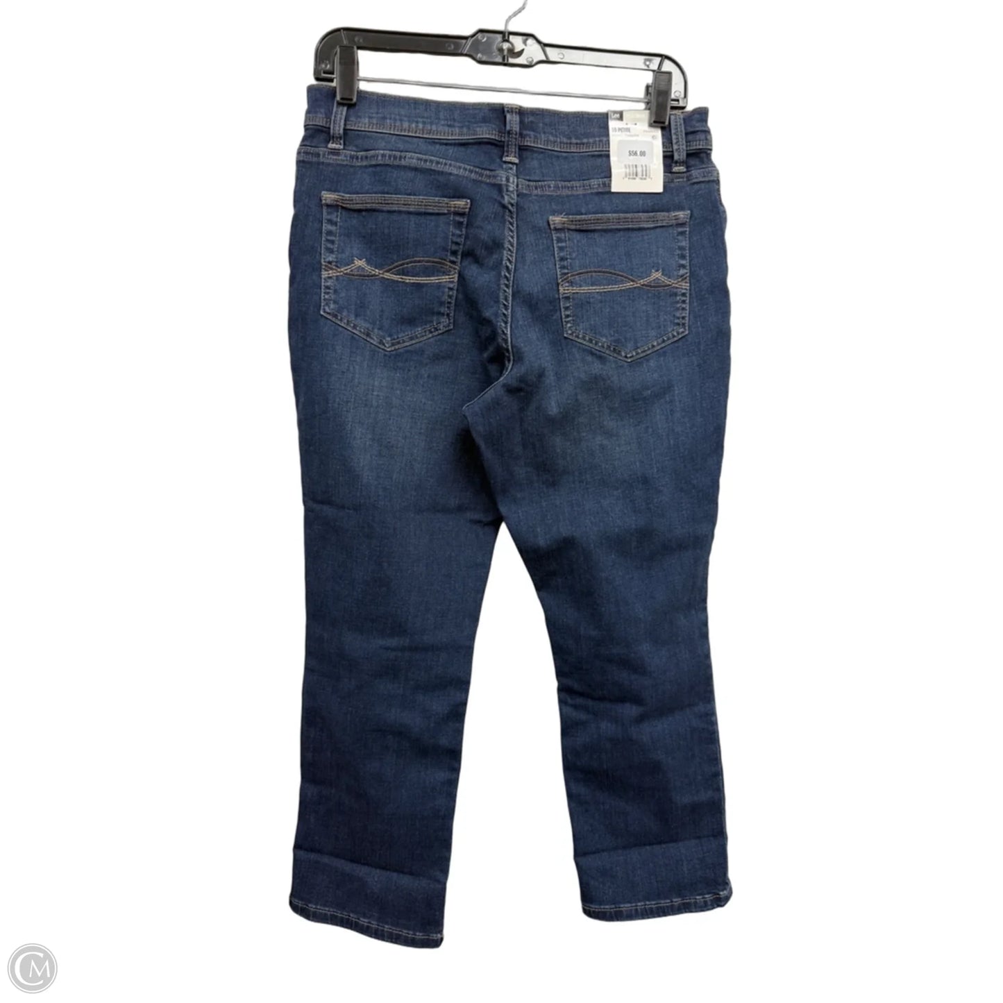 Jeans Cropped By Lee In Blue, Size: 10p