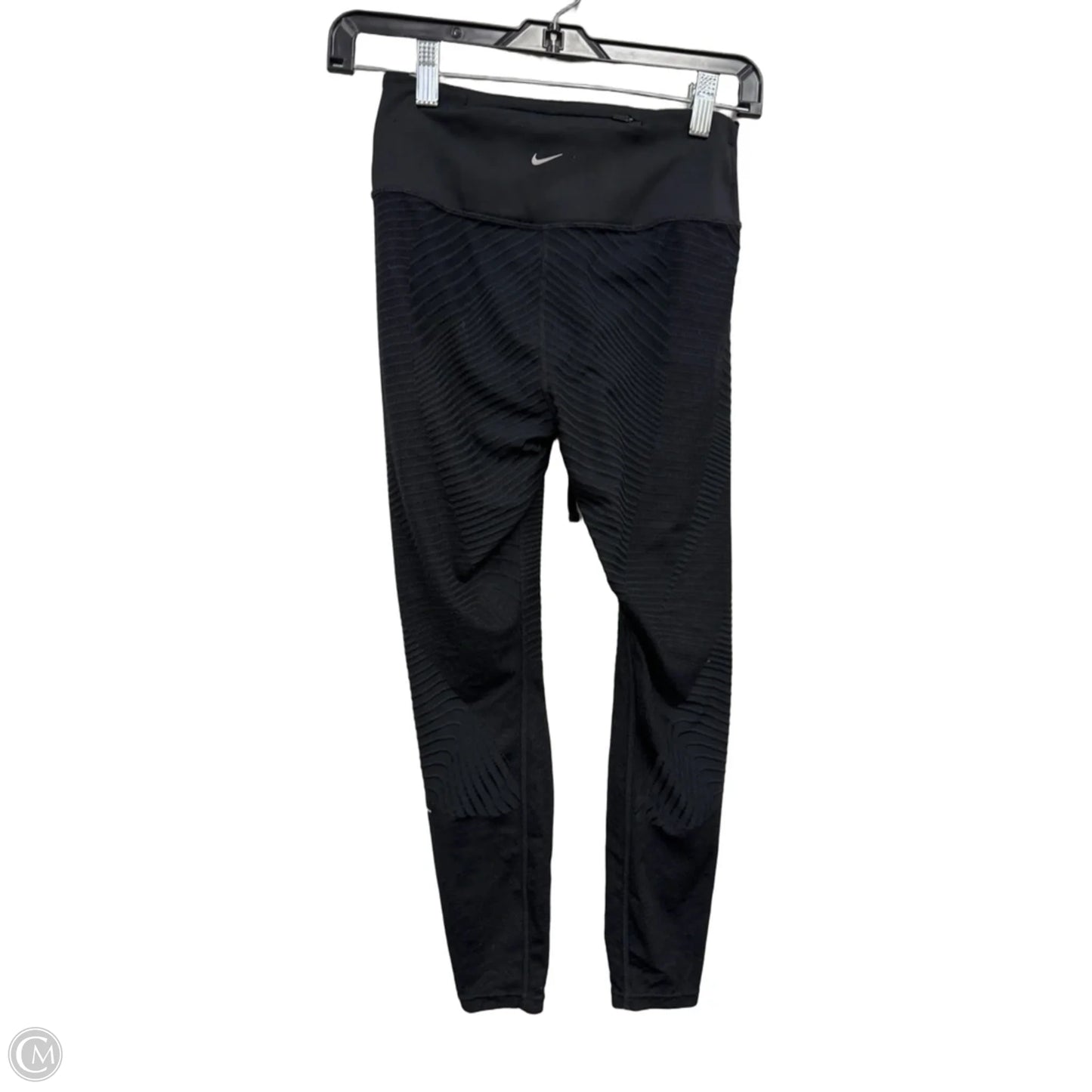 Athletic Leggings By Nike Apparel In Black, Size: S