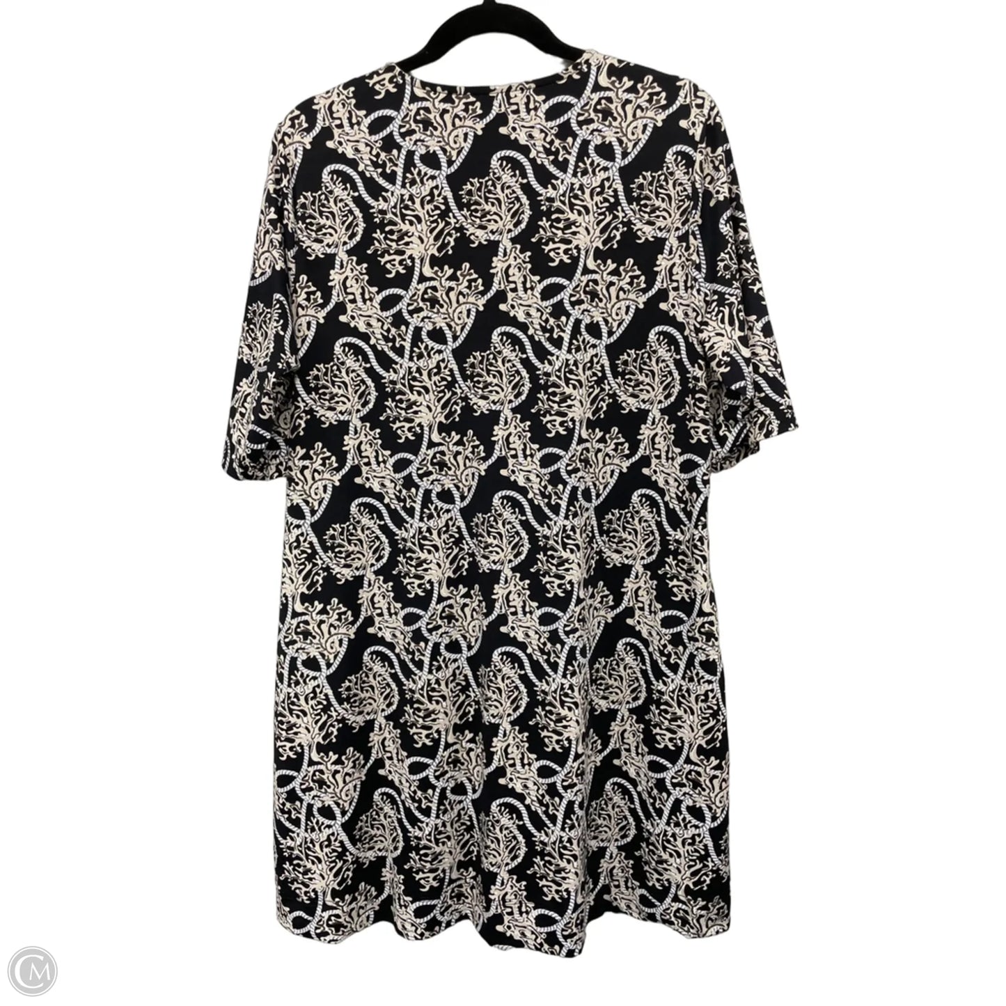 Dress Casual Short By Lulu B In Black & Tan, Size: Xl